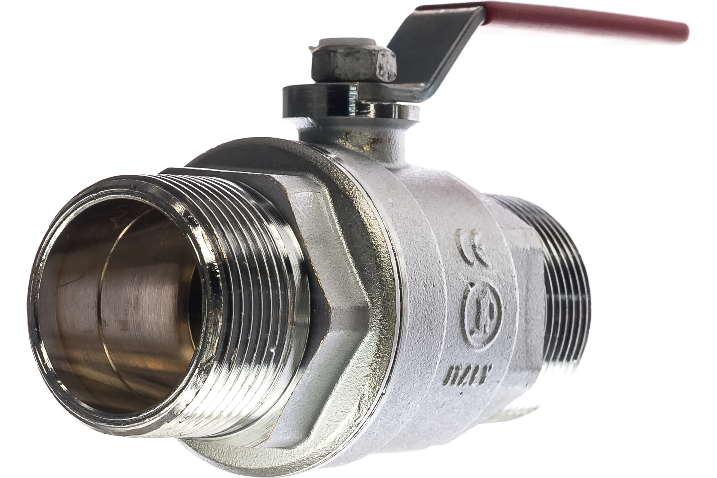 Шаровой кран Giacomini латунь хром R253DL 32 Ру35 НР рычаг R253LX006 007-0896