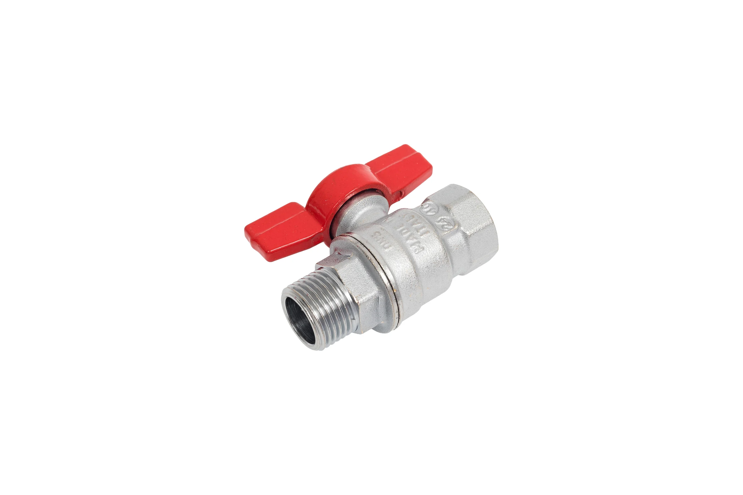 Шаровой кран Giacomini латунь хром R854 15 Ру35 ВР/НР бабочка R854X023 007-5501