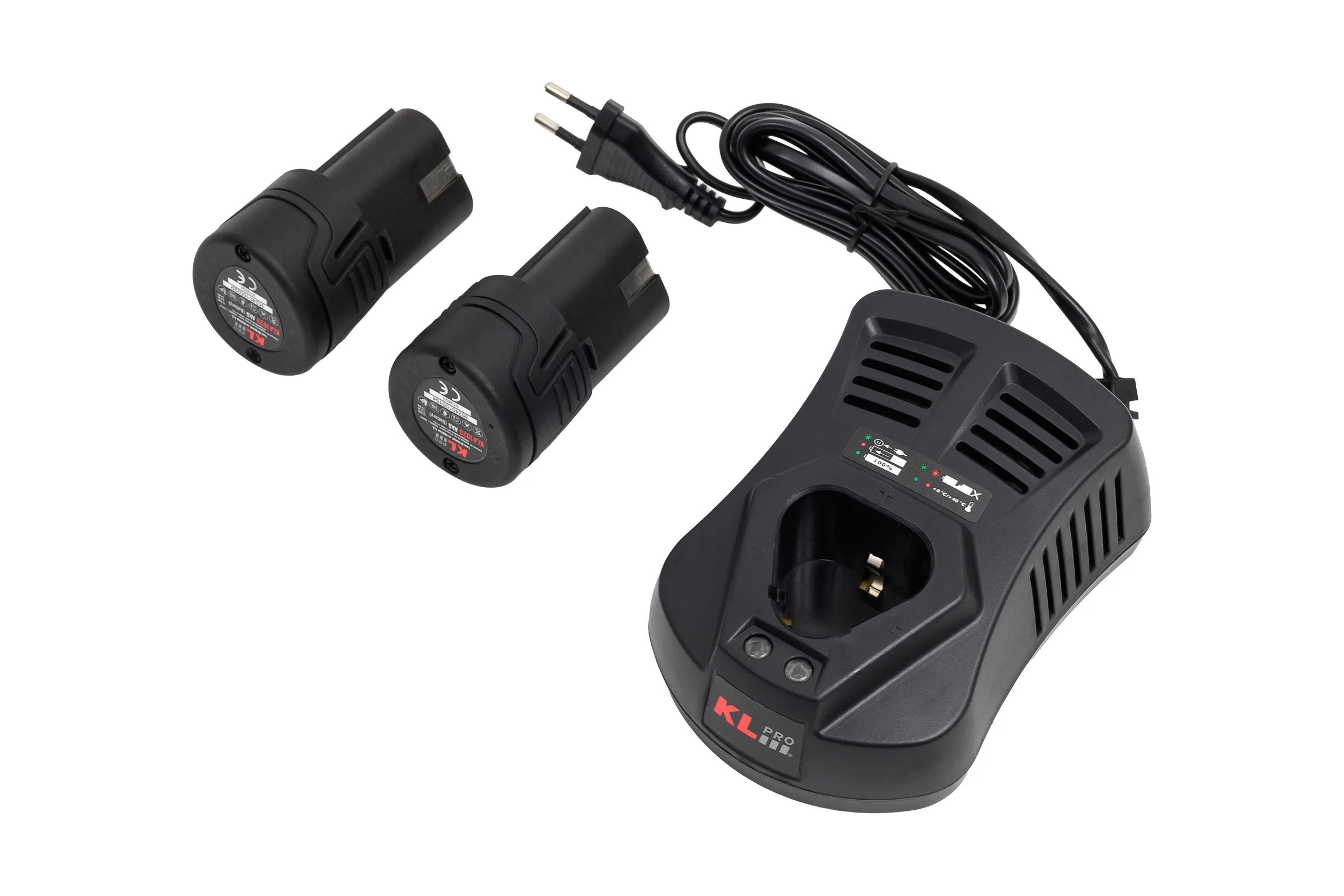 Профессиональный аккумуляторный шуруповерт KLPRO KLNM1020S с 3-мя сменными насадками 10.8 v / 2.0 ah 13984