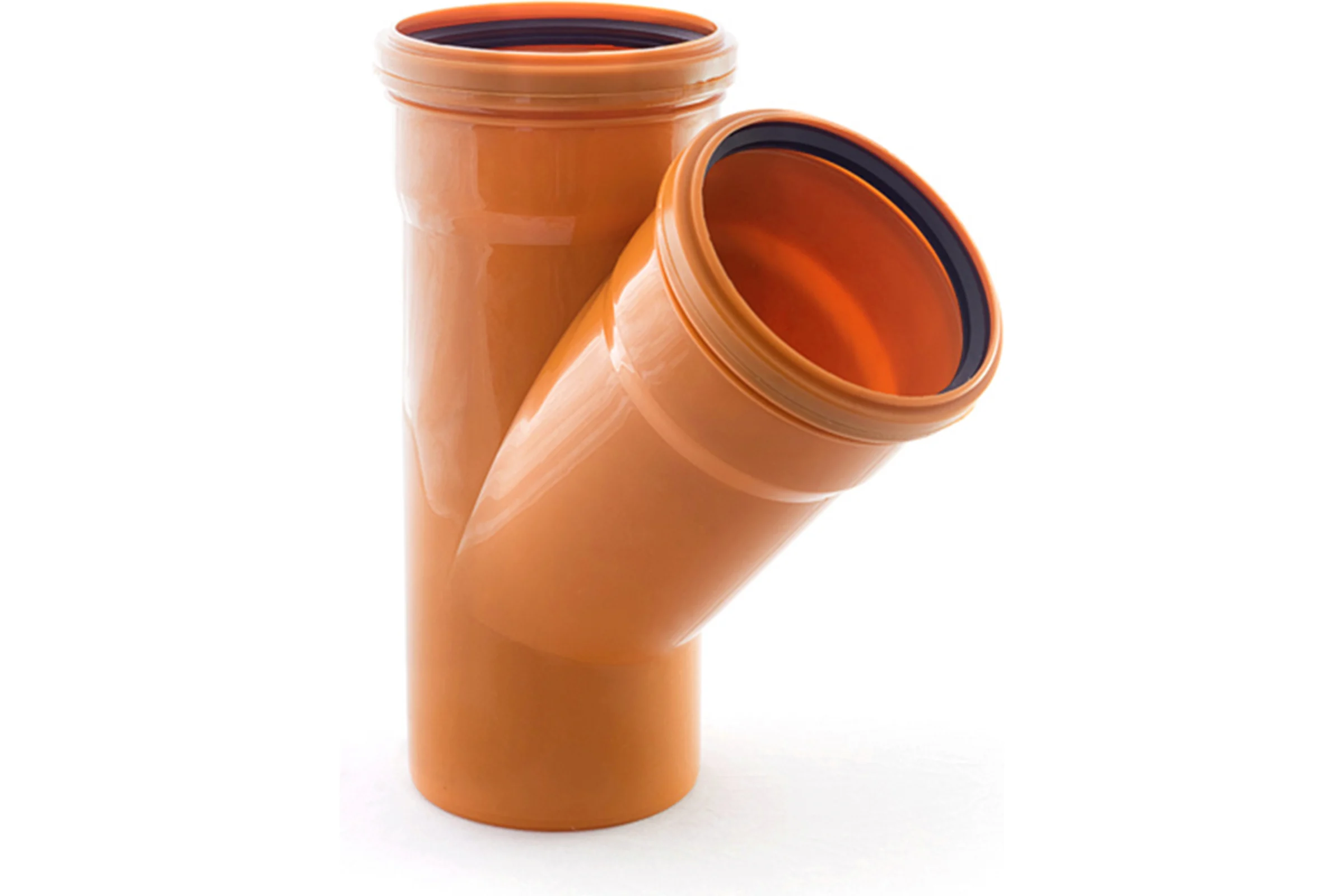 Тройник для наружной канализации RTP D 200х200 мм, 45 град 11695