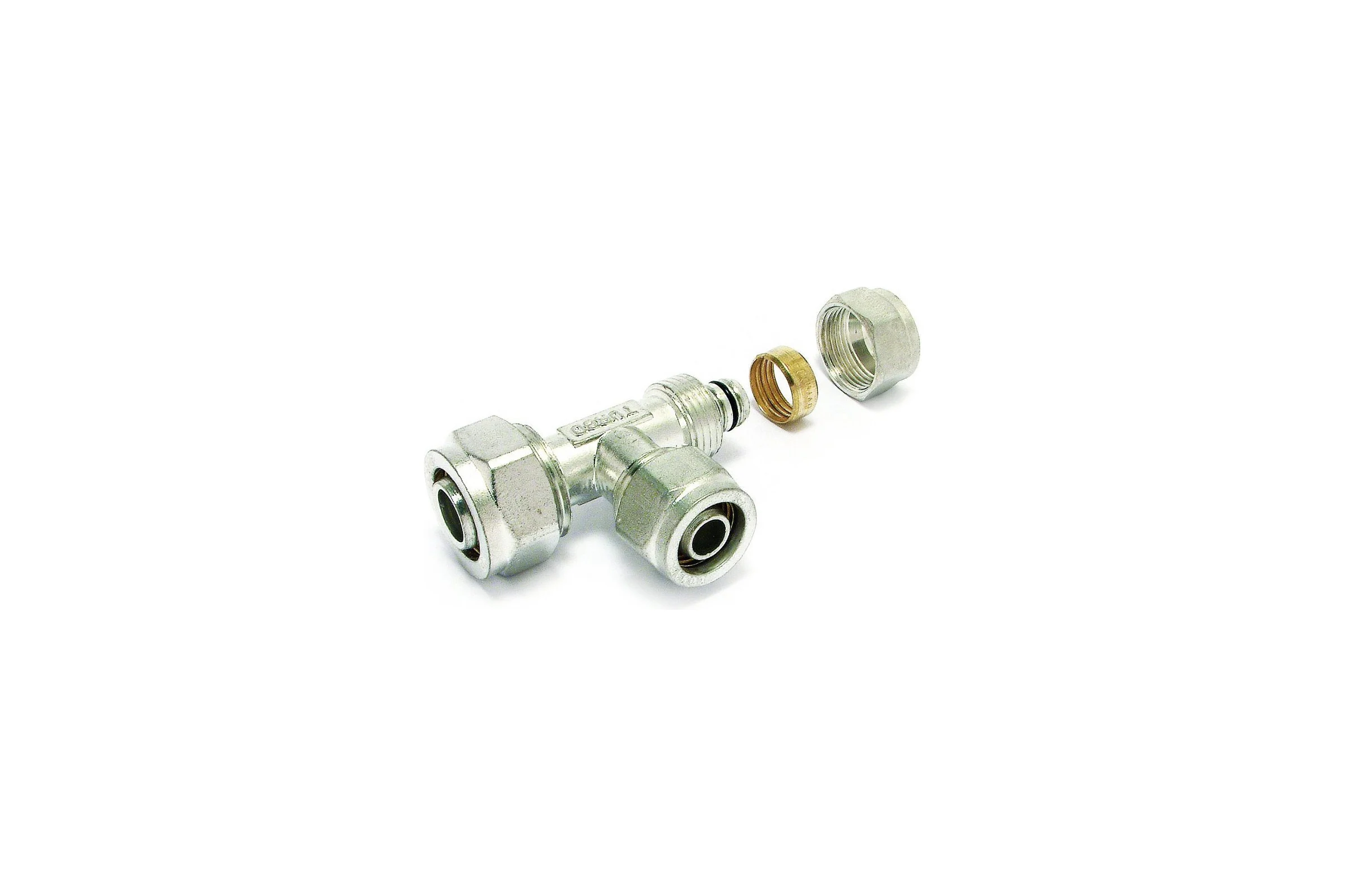 Равнопроходной тройник COMAP серия 9467 TurboSKIN, латунь, 20x2 9467051-02