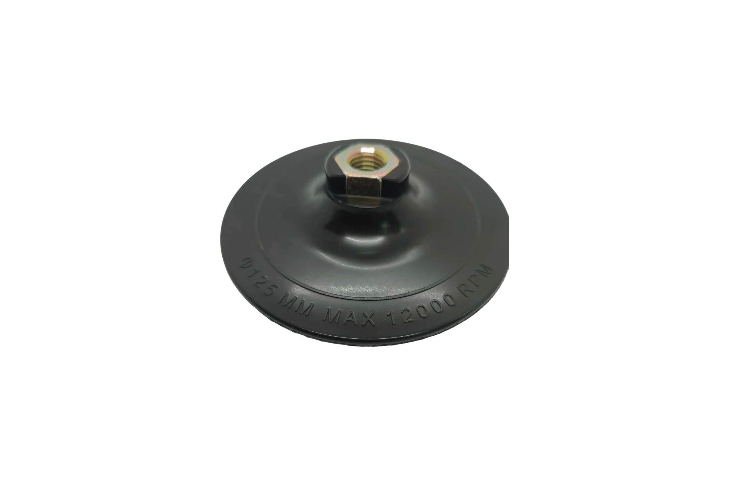 Опора для УШМ Speed Phantom с липучкой d=125мм M14 жесткая, длинный крючок QD0107