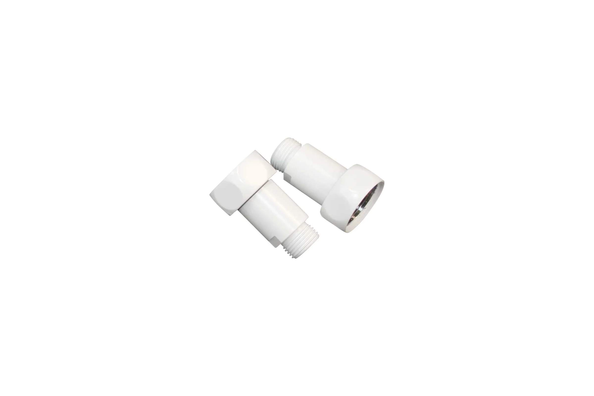 Соединение прямое Melodia della vita 1"х1/2" в/н, белый матовый, пара MKP21016Cwt 11496