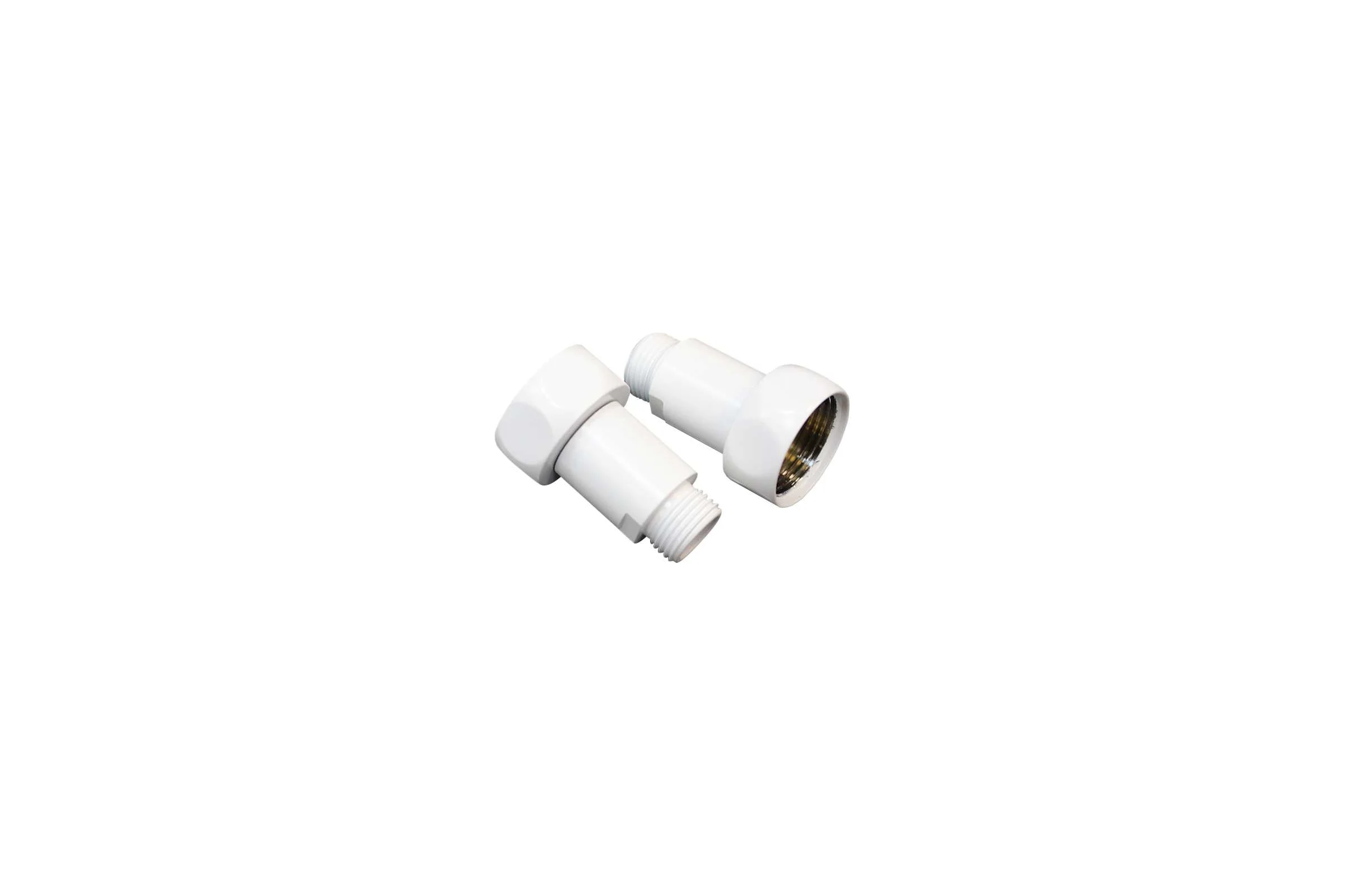Соединение прямое Melodia della vita 1"х3/4" в/н, белый матовый, пара MKP21015Cwt 11483
