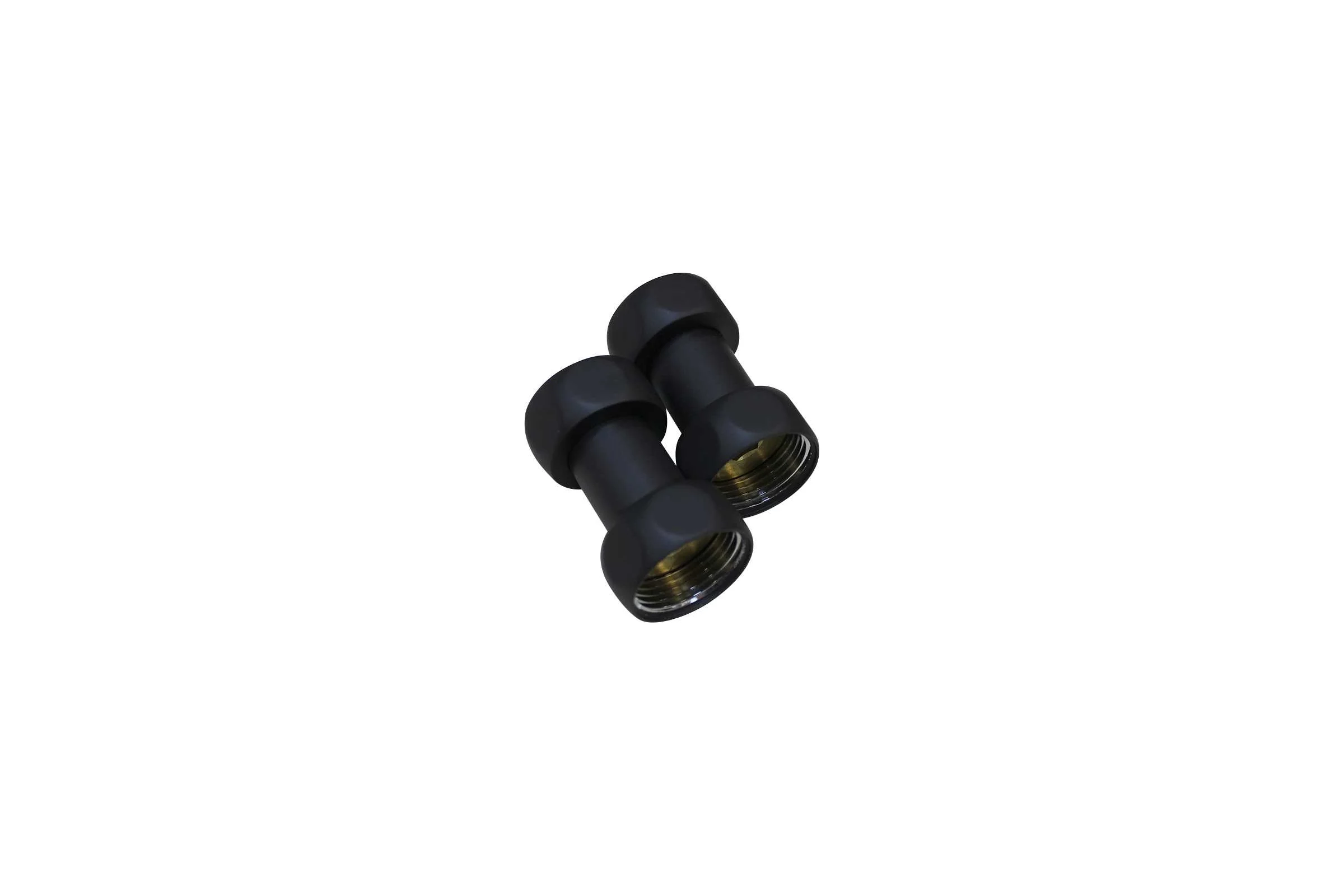 Соединение прямое Melodia della vita 1"х1" в/в, черный матовый, пара MKP21020Cbk 11493