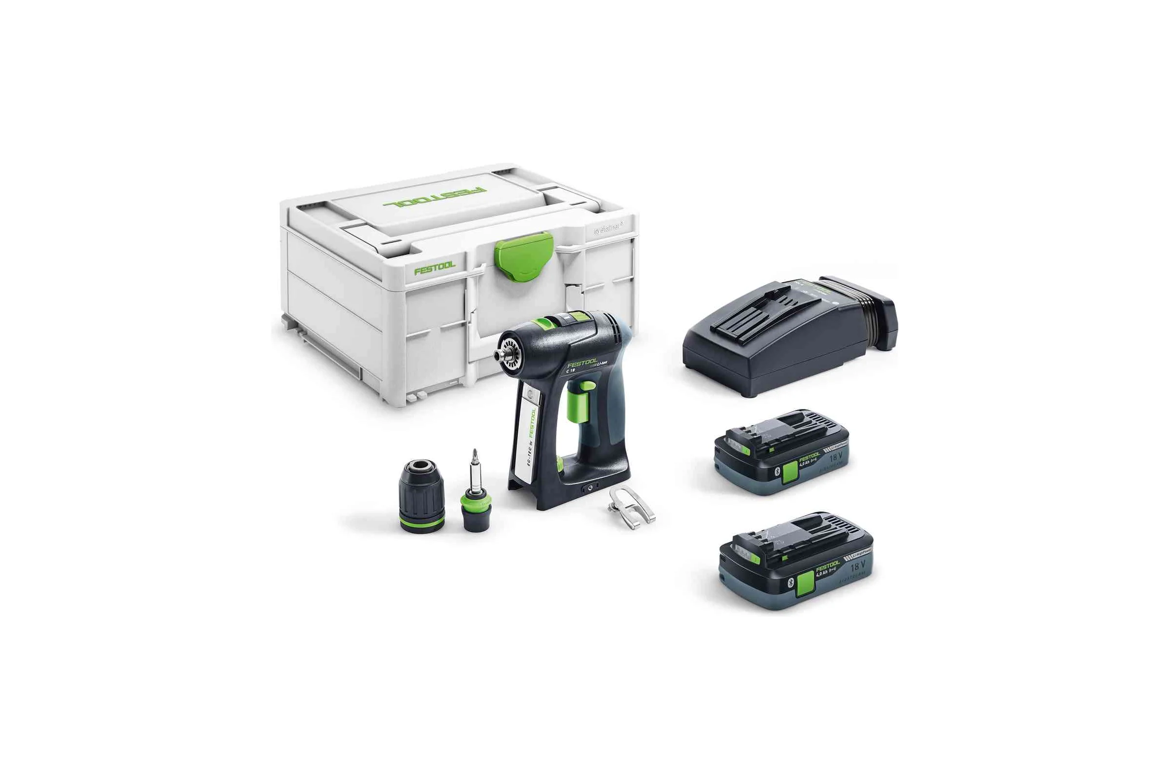Аккумуляторная дрель-шуруповерт FESTOOL C 18 HPC4,0 I-Plus 576435