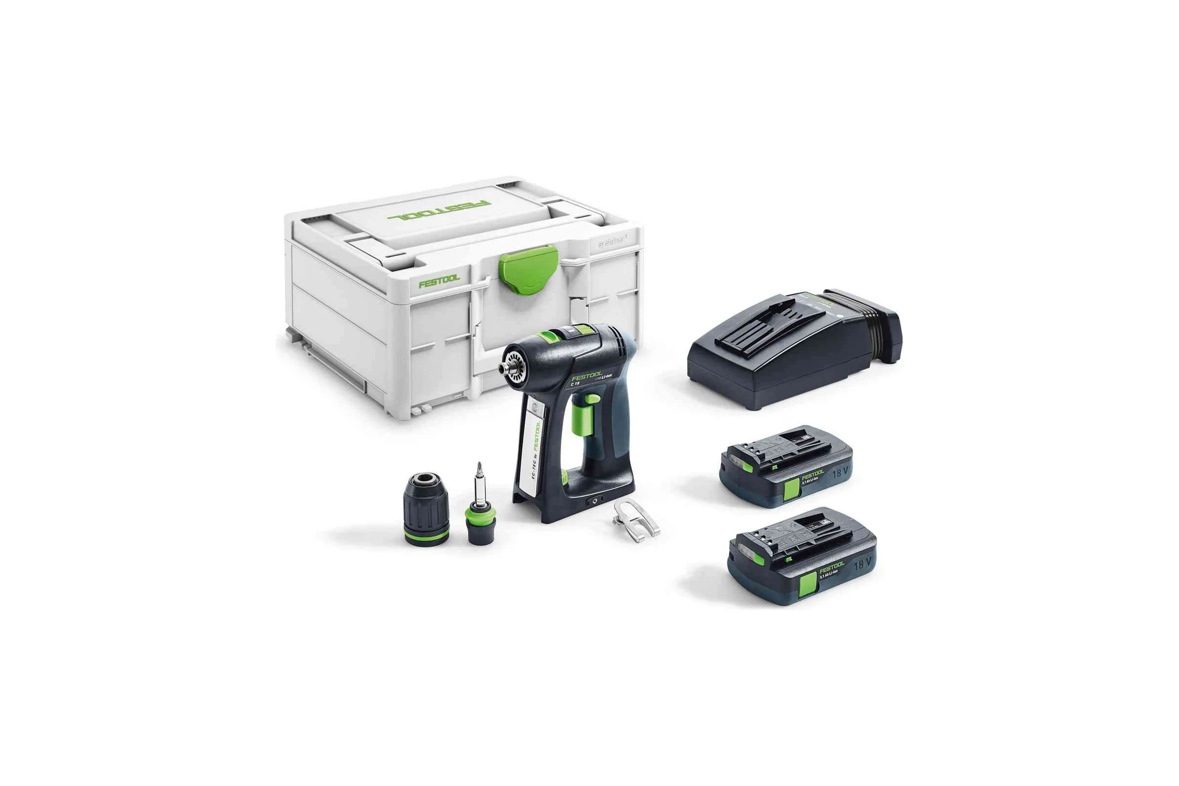 Аккумуляторная дрель-шуруповерт FESTOOL C 18 Li 3,1-Plus 576437