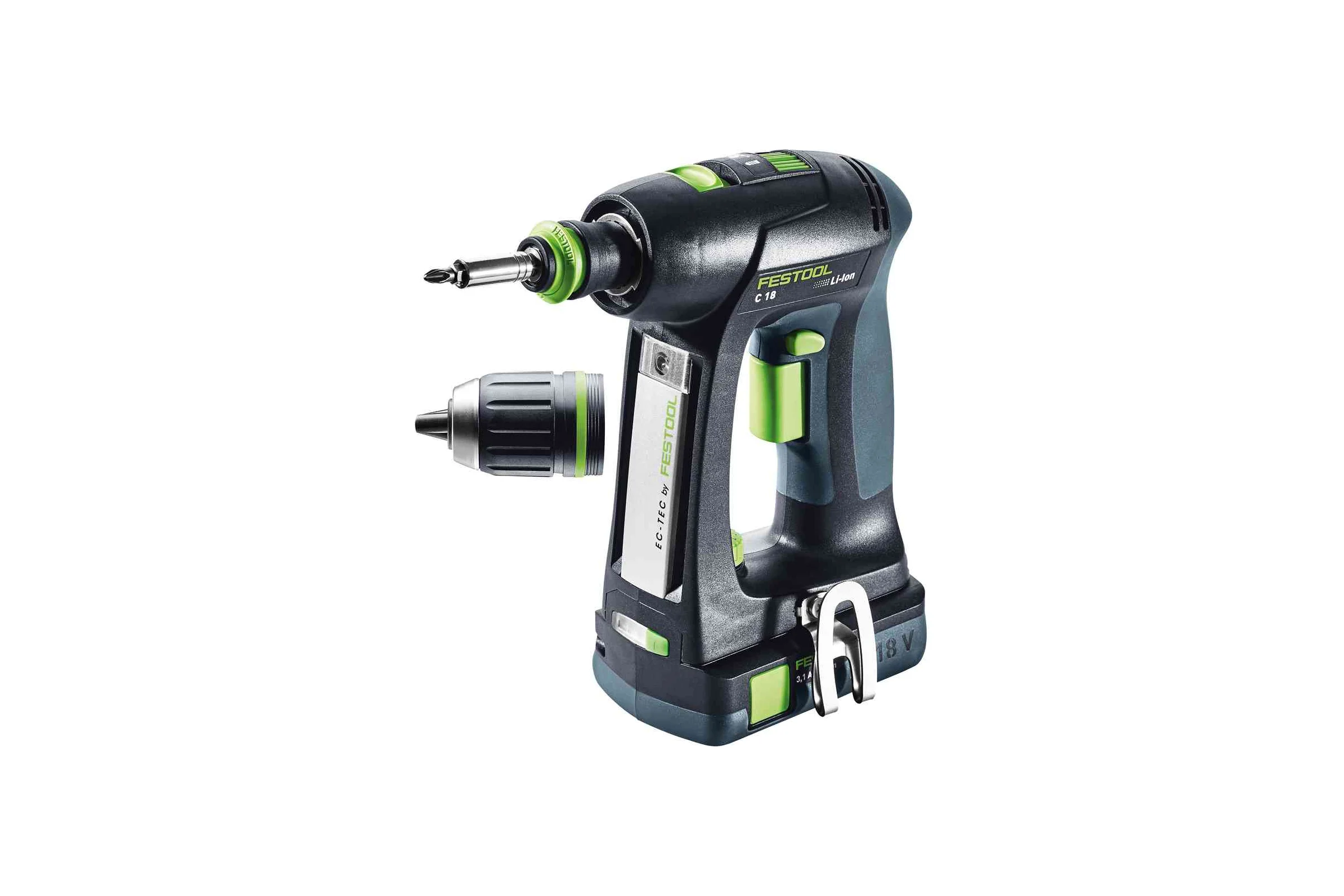 Аккумуляторная дрель-шуруповерт FESTOOL C 18 Li 3,1-Plus 576437