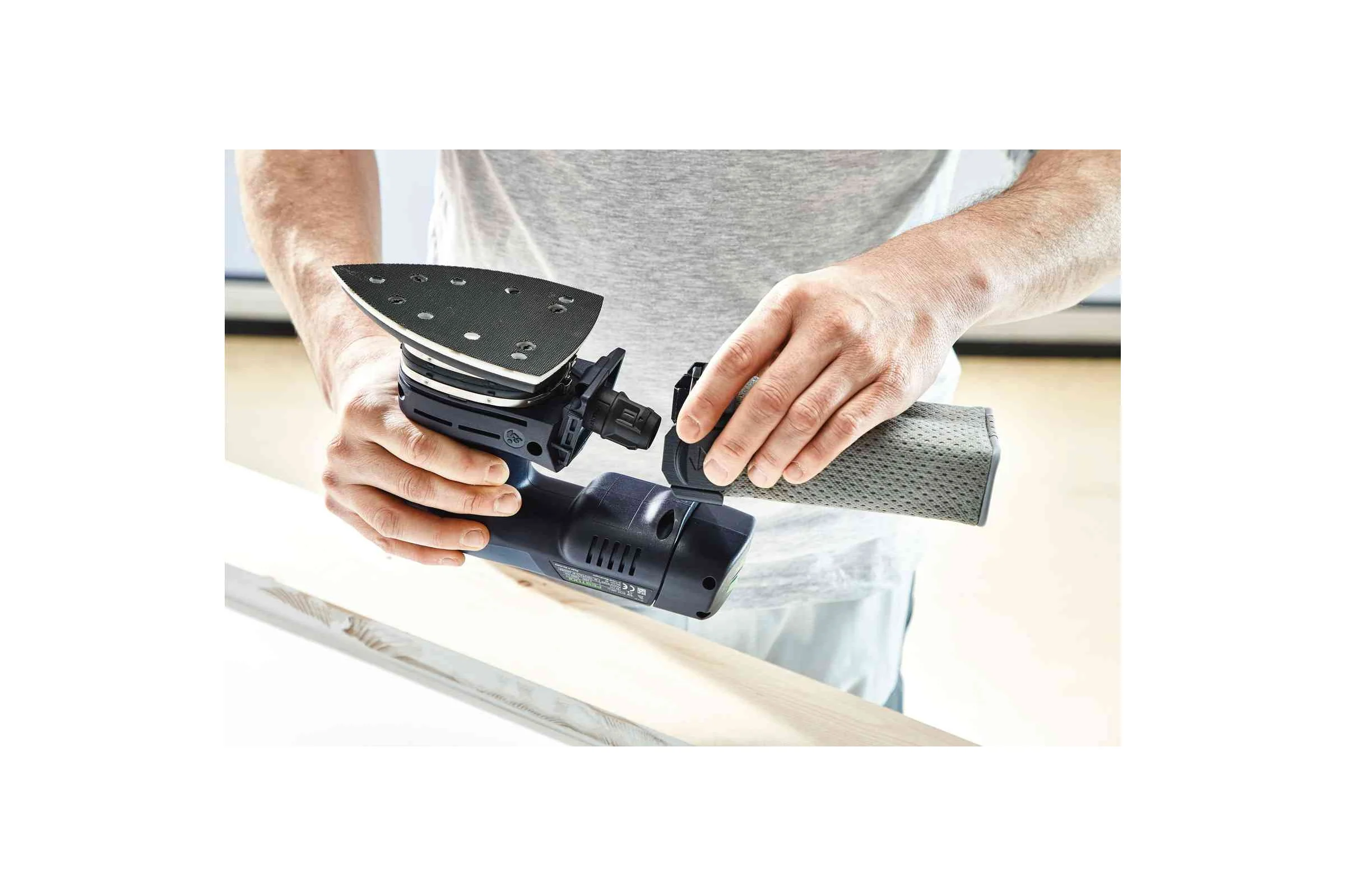 Аккумуляторная дельтавидная шлифмашина FESTOOL DTSC 400 Li 3,1 I-Set 575703