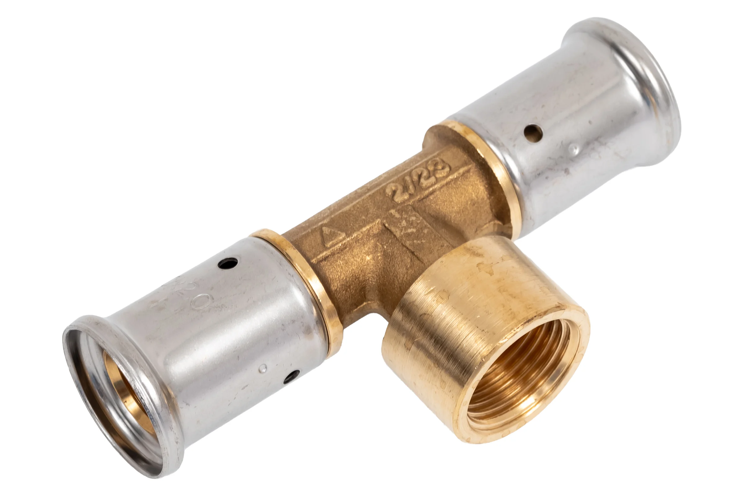 Тройник Henco ВР 20х1/2"х20 пресс 13P-200420