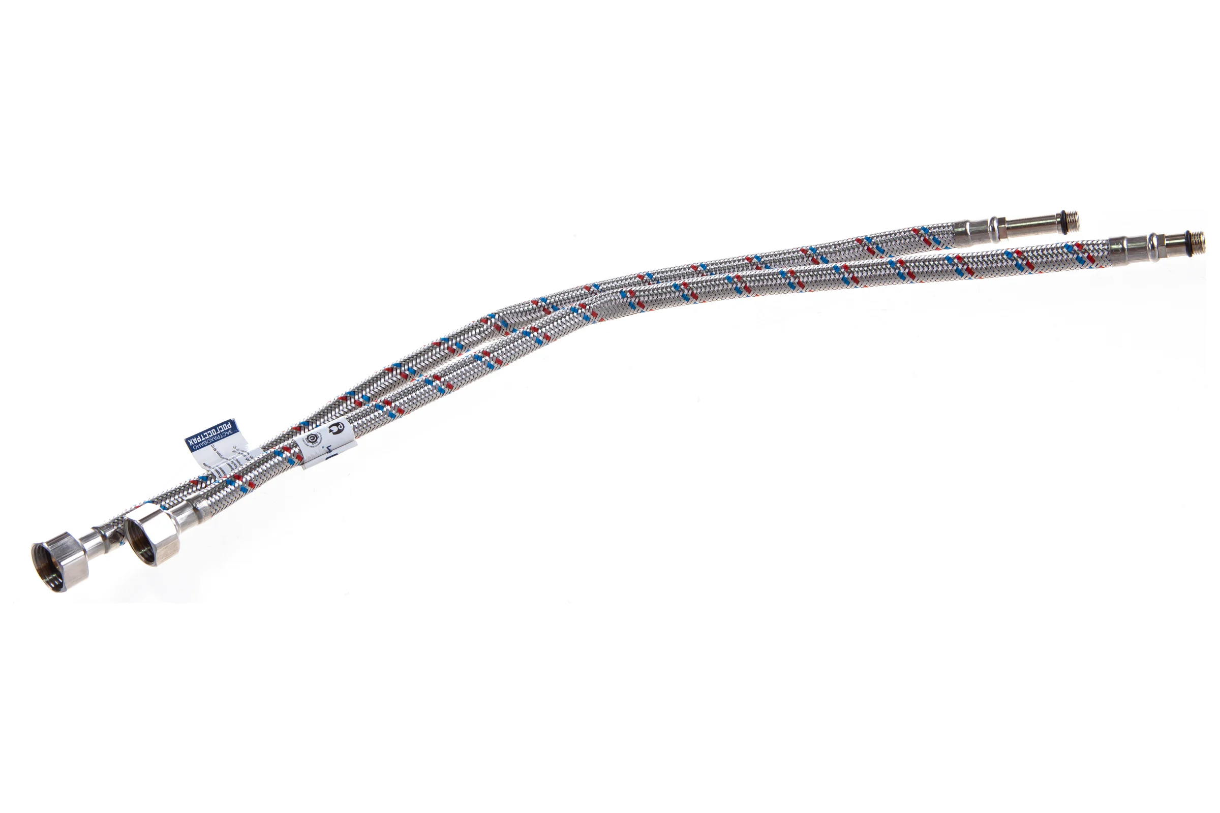Подводка СТМ для смесителя, сталь, 1/2xM10x 50 см, пара CWFHS050