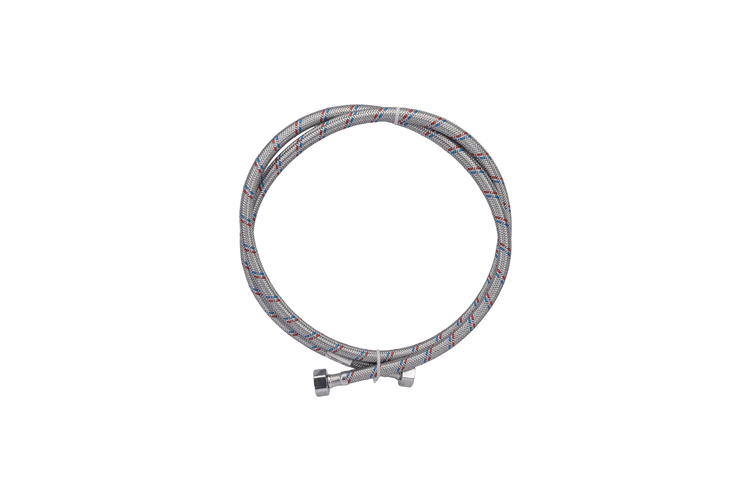 Подводка для воды СТМ сталь 1/2", гайка-гайка, 150 cм CWFHF150