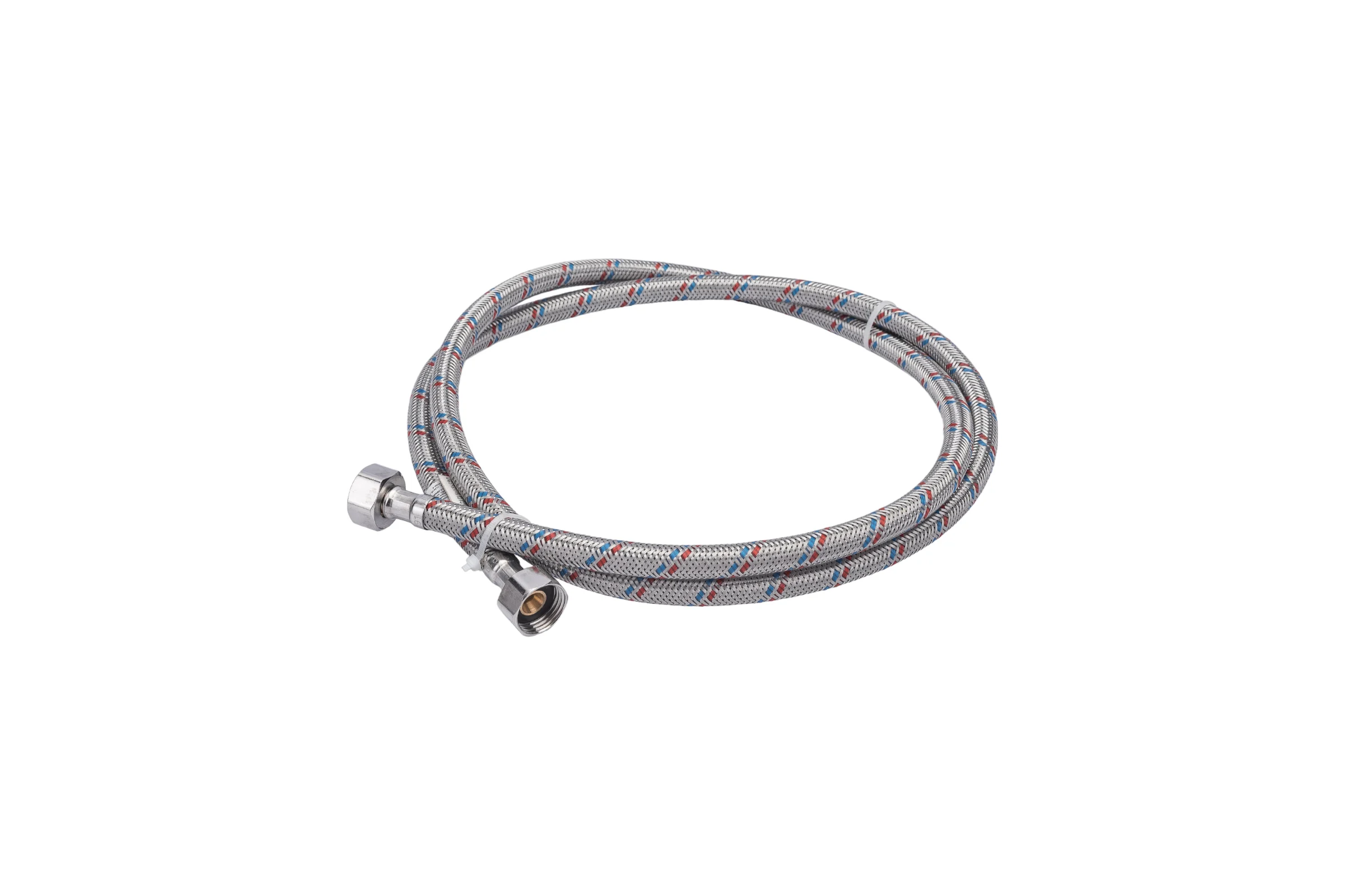 Подводка для воды СТМ сталь 1/2", гайка-гайка, 150 cм CWFHF150