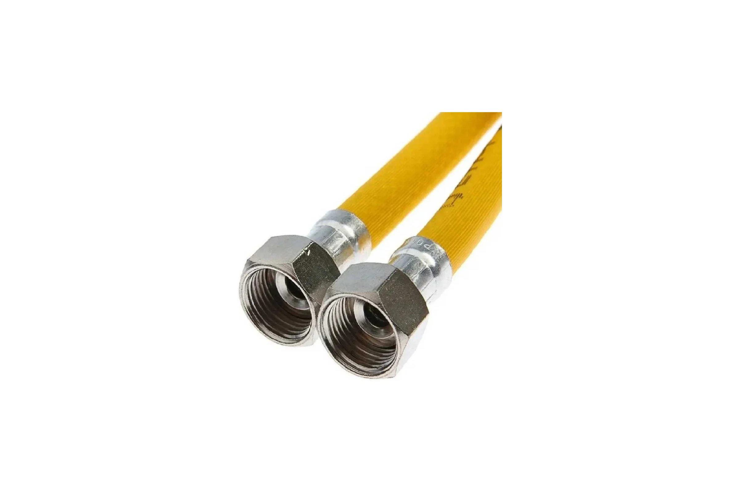 Подводка для газа СТМ ГАЗ ПВХ, 1/2", гайка-гайка, 40 см CGVF1204