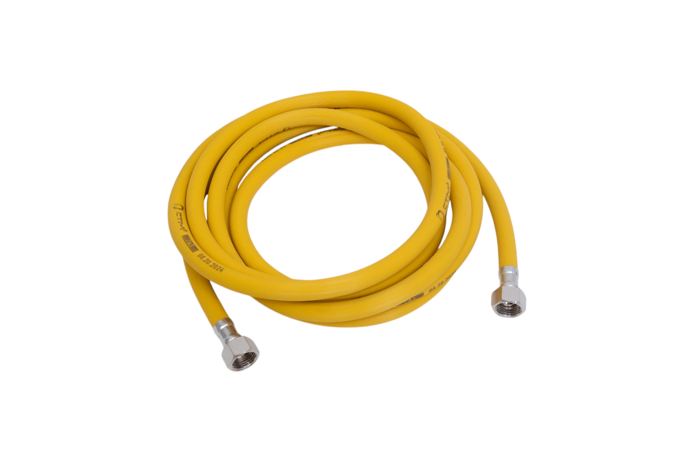 Подводка для газа СТМ ГАЗ ПВХ, 1/2", гайка-гайка, 400 см CGVF1240