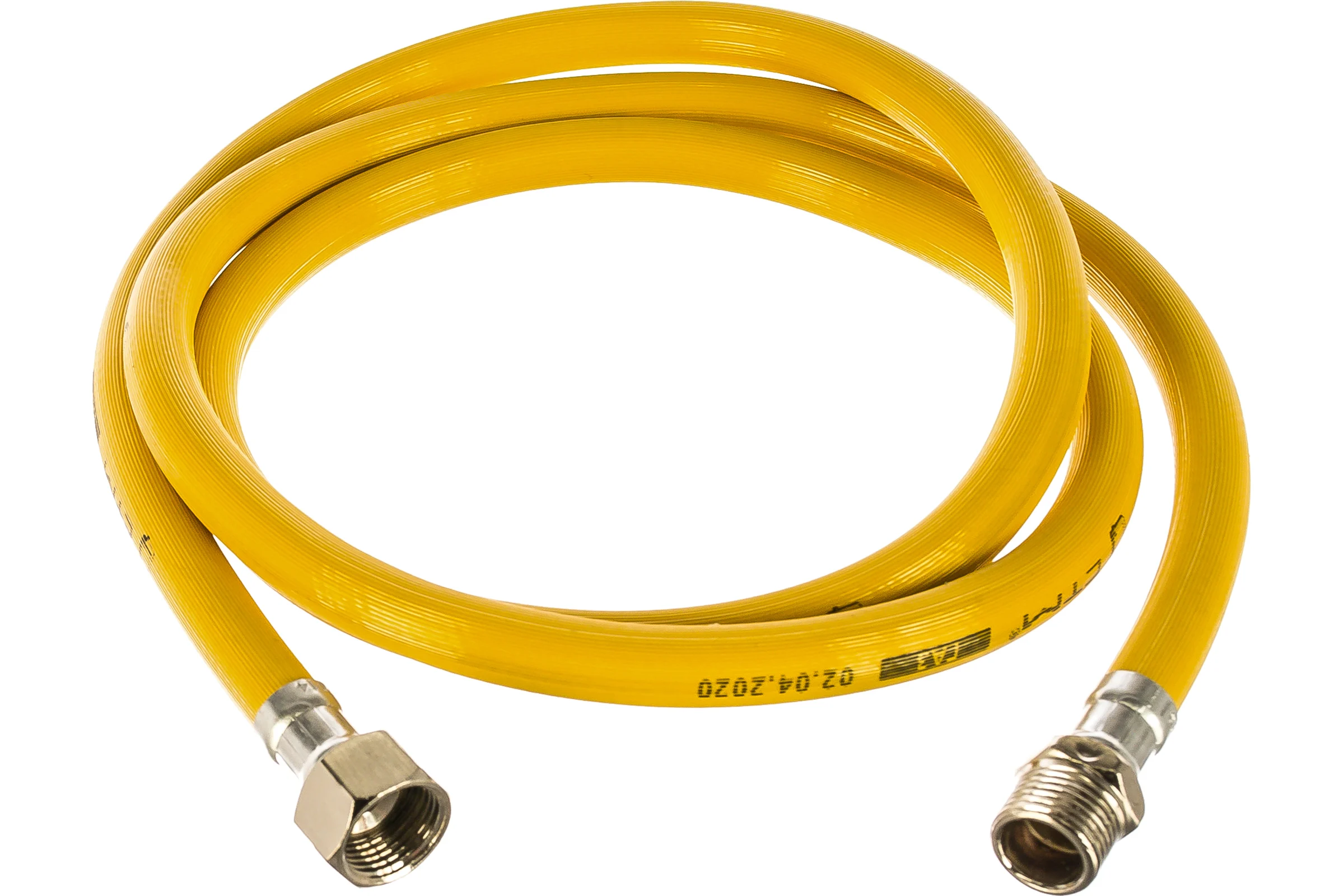 Подводка для газа СТМ ГАЗ ПВХ, 1/2", гайка-штуцер, 180 см CGVM1218