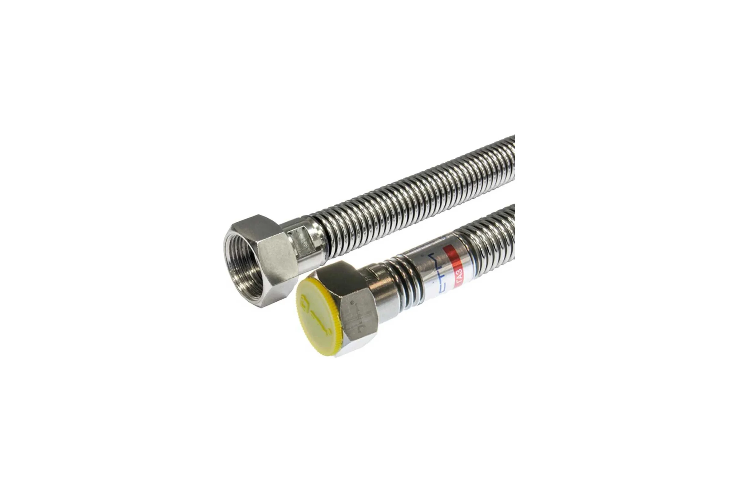 Подводка для газа СТМ ГАЗ сильфонная, 3/4", гайка-гайка, 200 см CGHF3420