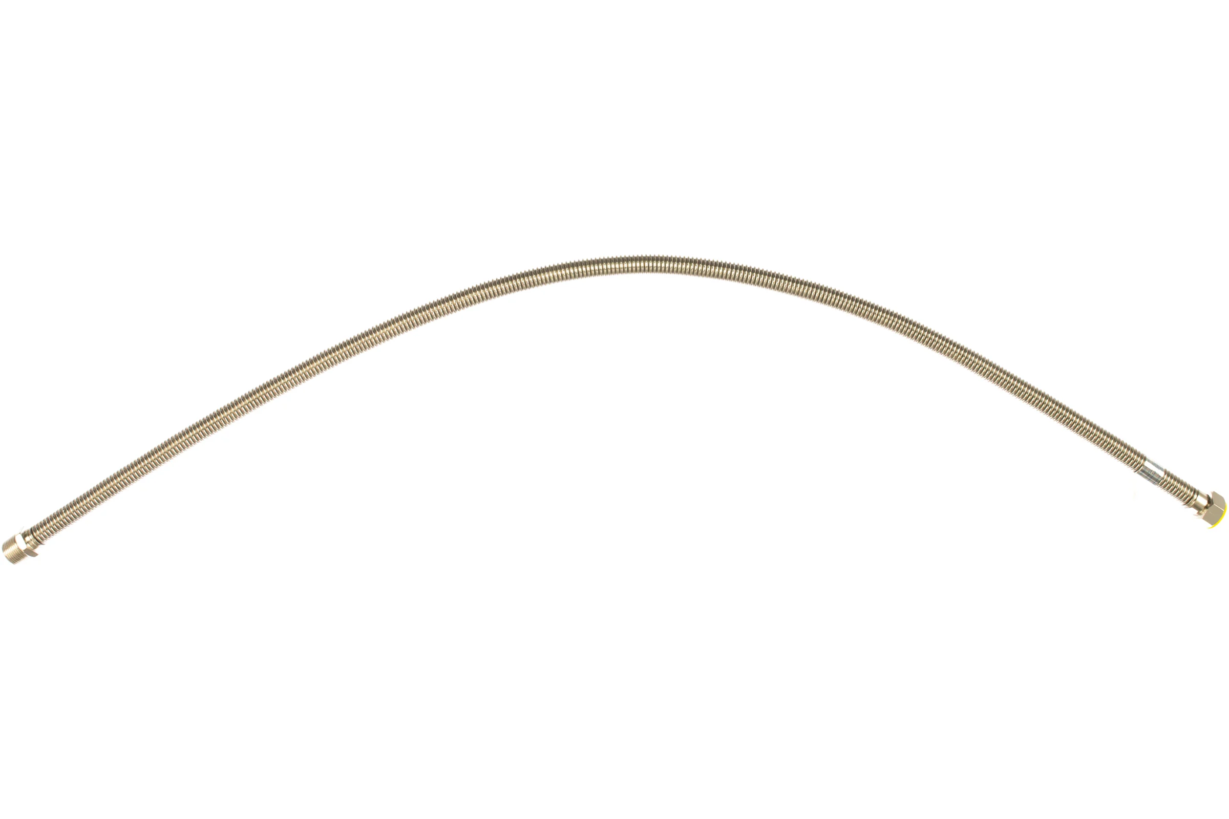 Подводка для газа СТМ ГАЗ сильфонная, 3/4", гайка-штуцер, 120 см CGHM3412