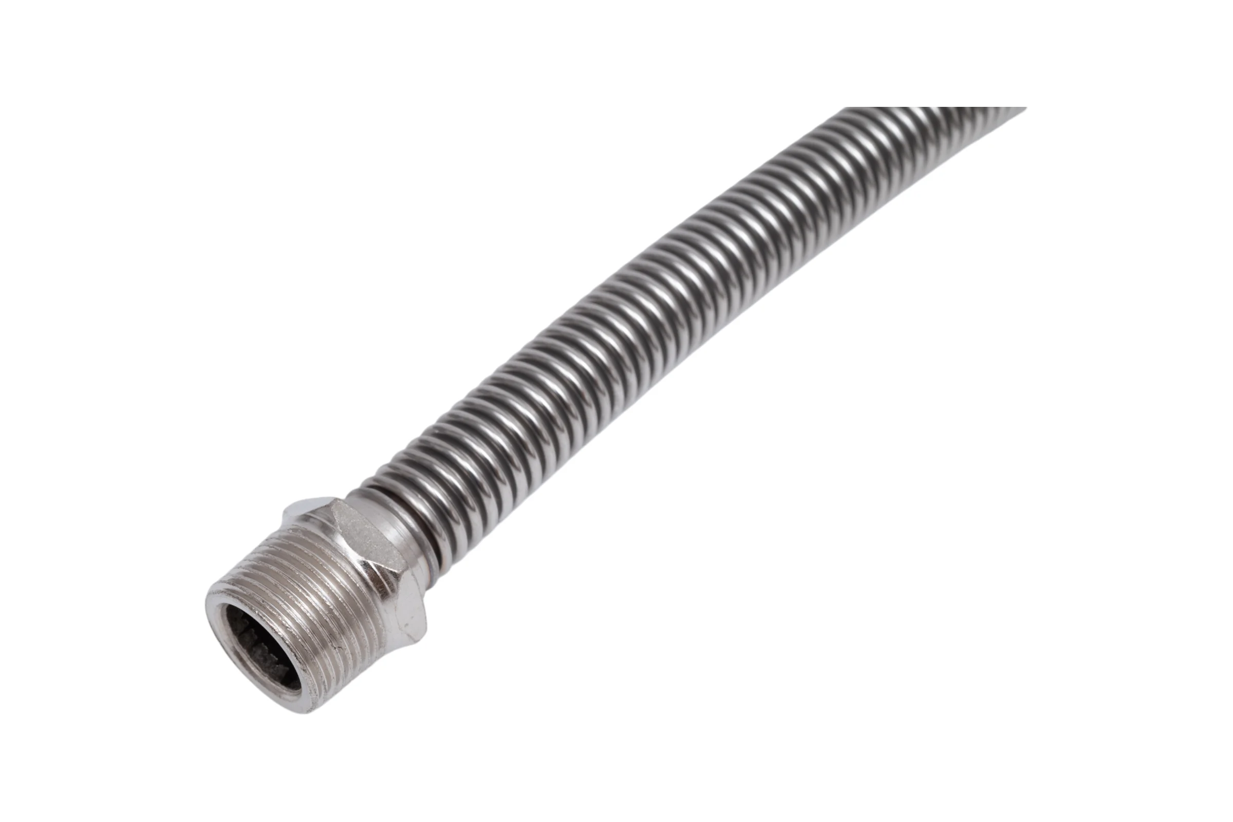 Подводка для газа СТМ ГАЗ сильфонная, 3/4", гайка-штуцер, 150 см CGHM3415