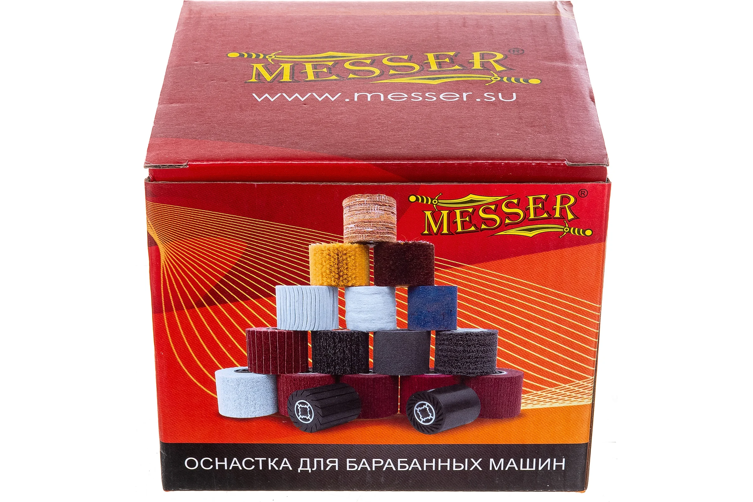 Барабан тип R ламельный из нетканого полотна (120х100 мм; Р240; посадка 19 мм) MESSER 11-57-013