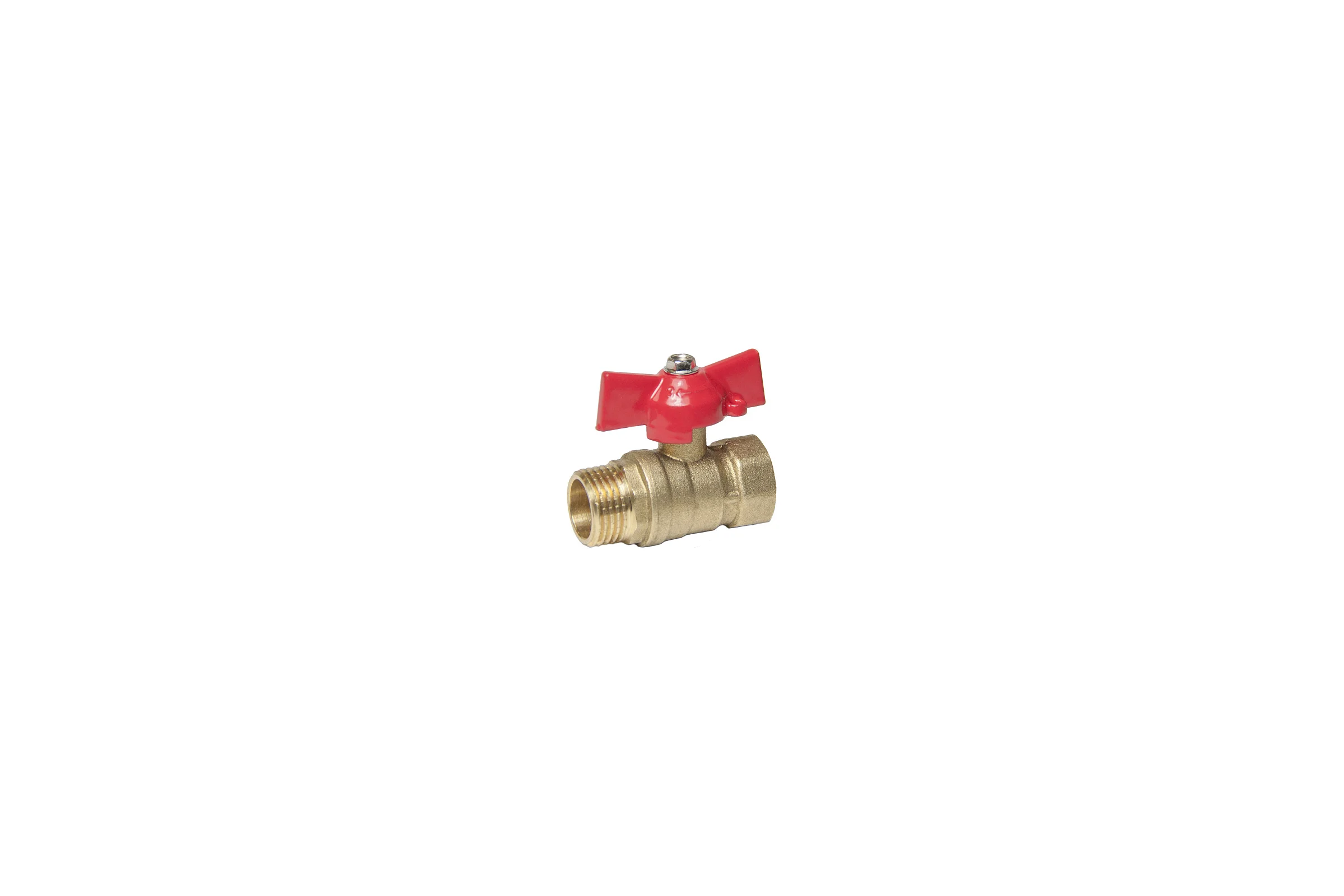 Шаровой кран для воды ОПТИМА 1/2" г/ш бабочка SOFMB012