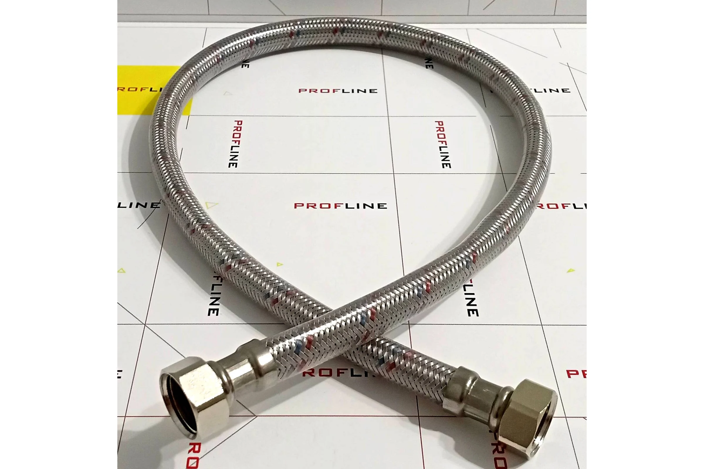 Подводка PROFLINE 120см нерж. ГГ с полимерным покрытием LUXE УТ-00011437