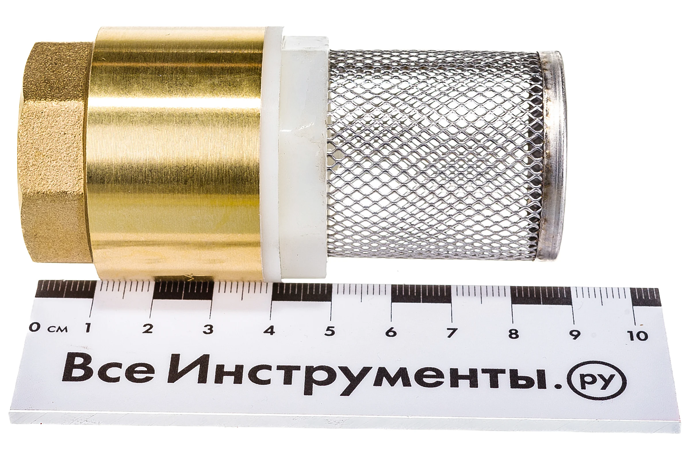 Обратный клапан СТМ с сеткой 1" CBCVF001