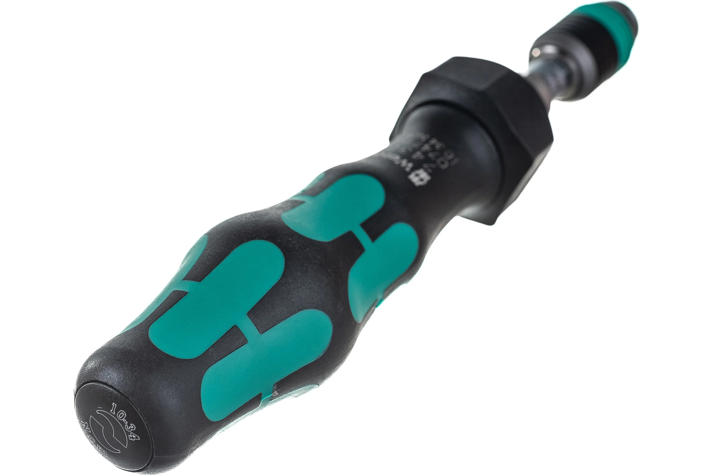 Динамометрическая отвёртка с патроном WERA 7430 Kraftform Rapidaptor, 1/4, 0.10-0.34 Нм WE-074770