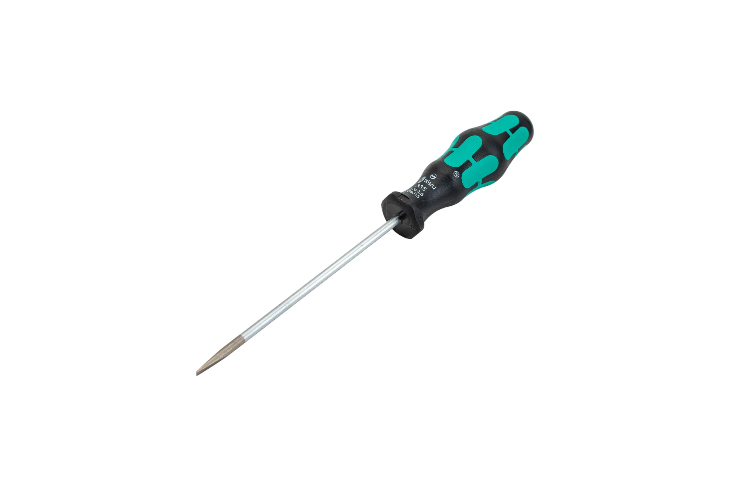 Шлицевая отвертка WERA 335 SB SL 3,5x0,6x100 мм, на подвесе WE-100042