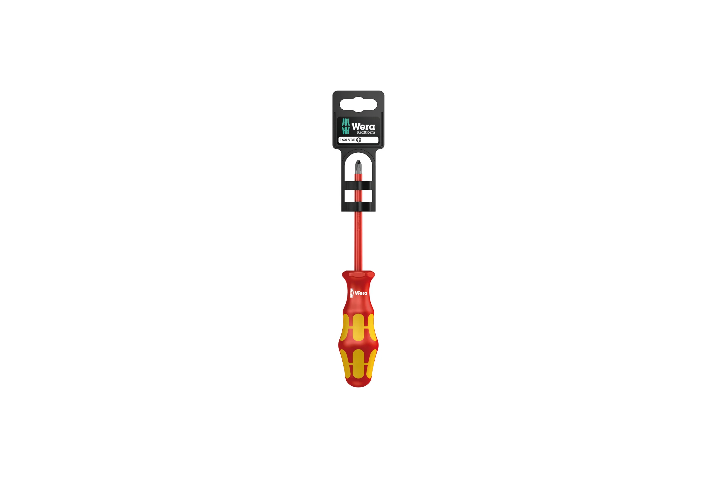 Крестовая отвёртка WERA 162 i PH VDE SB PH1x80, на подвесе WE-100011
