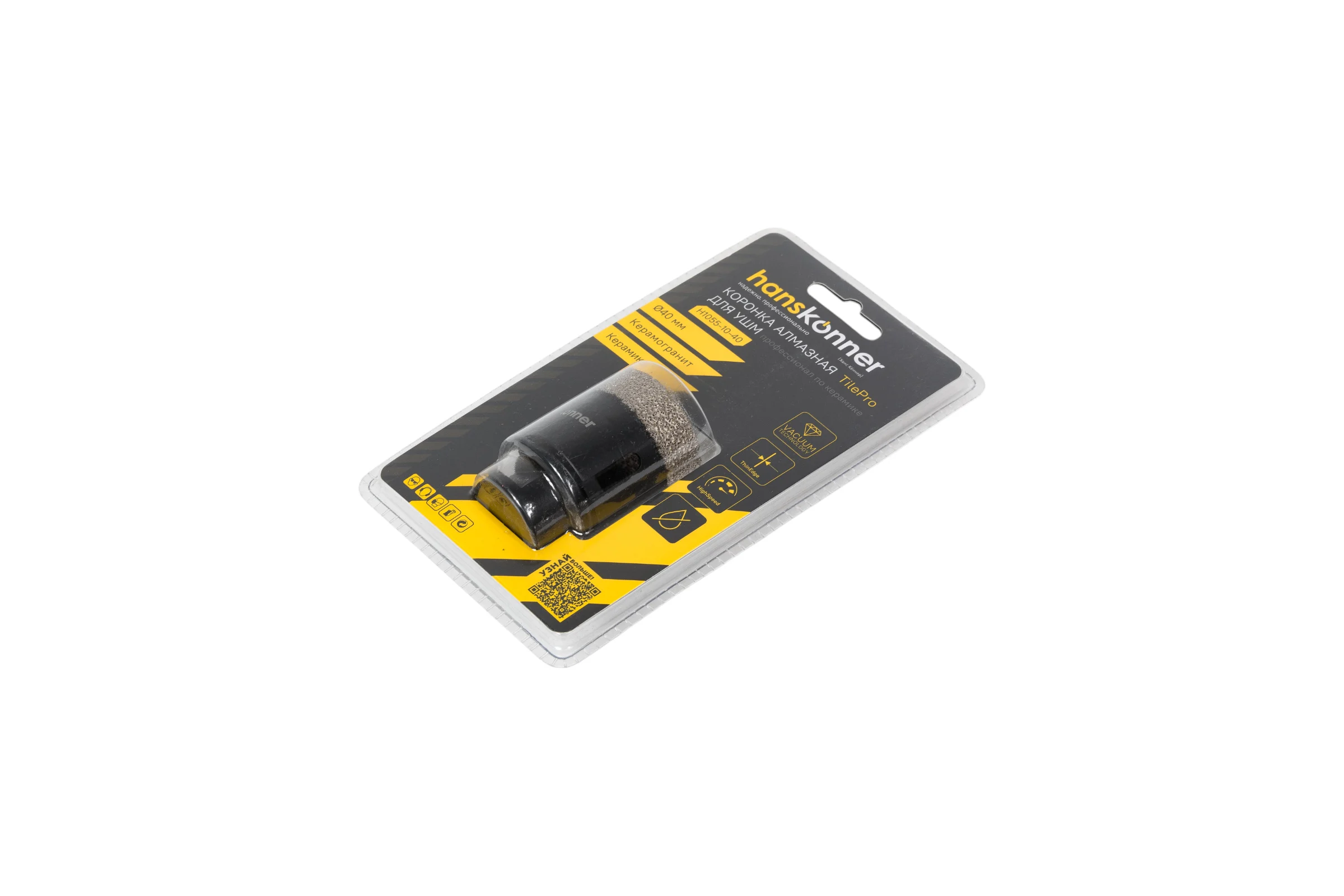 Коронка алмазная 40x60 мм, М14 для УШМ Hanskonner H1055-10-40
