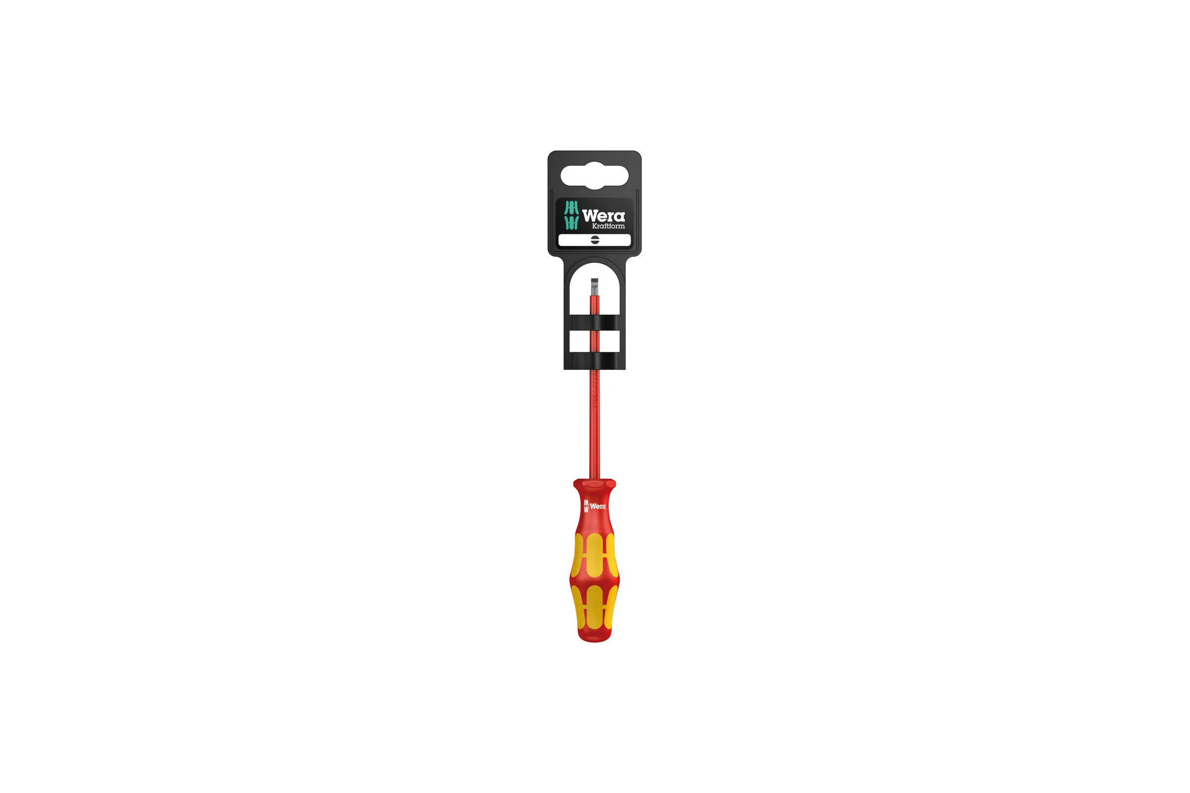 Шлицевая отвёртка WERA 160 i SL VDE SB SL 5,5x1x125 мм, на подвесе WE-100004