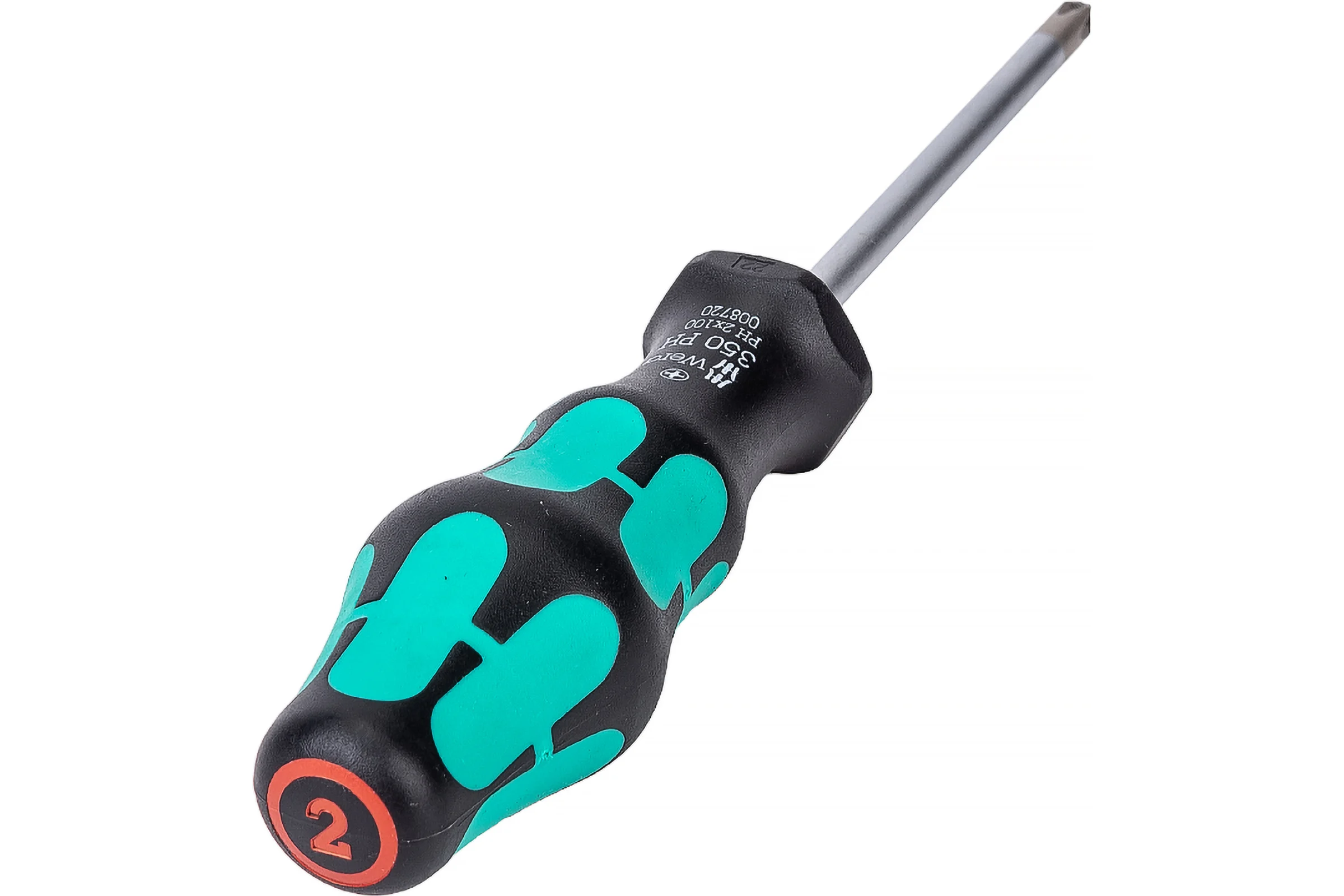 Крестовая отвёртка WERA 350 PH SB PH2x100 мм, на подвесе WE-100052