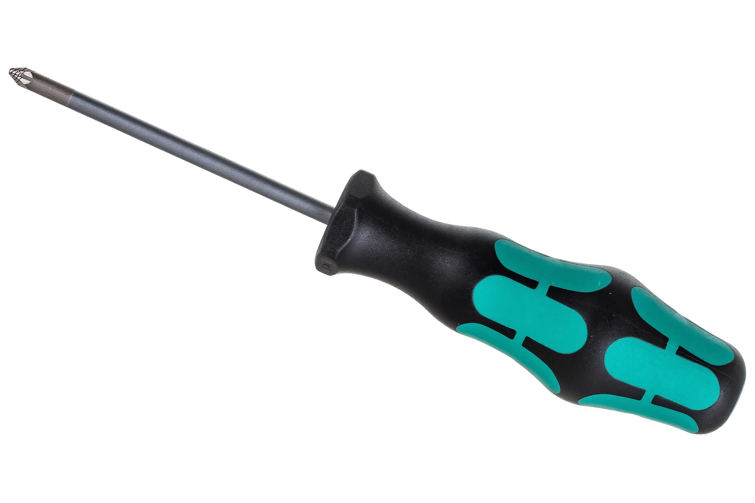 Крестовая отвёртка WERA 355 PZ SB PZ1x80 мм, на подвесе WE-100056