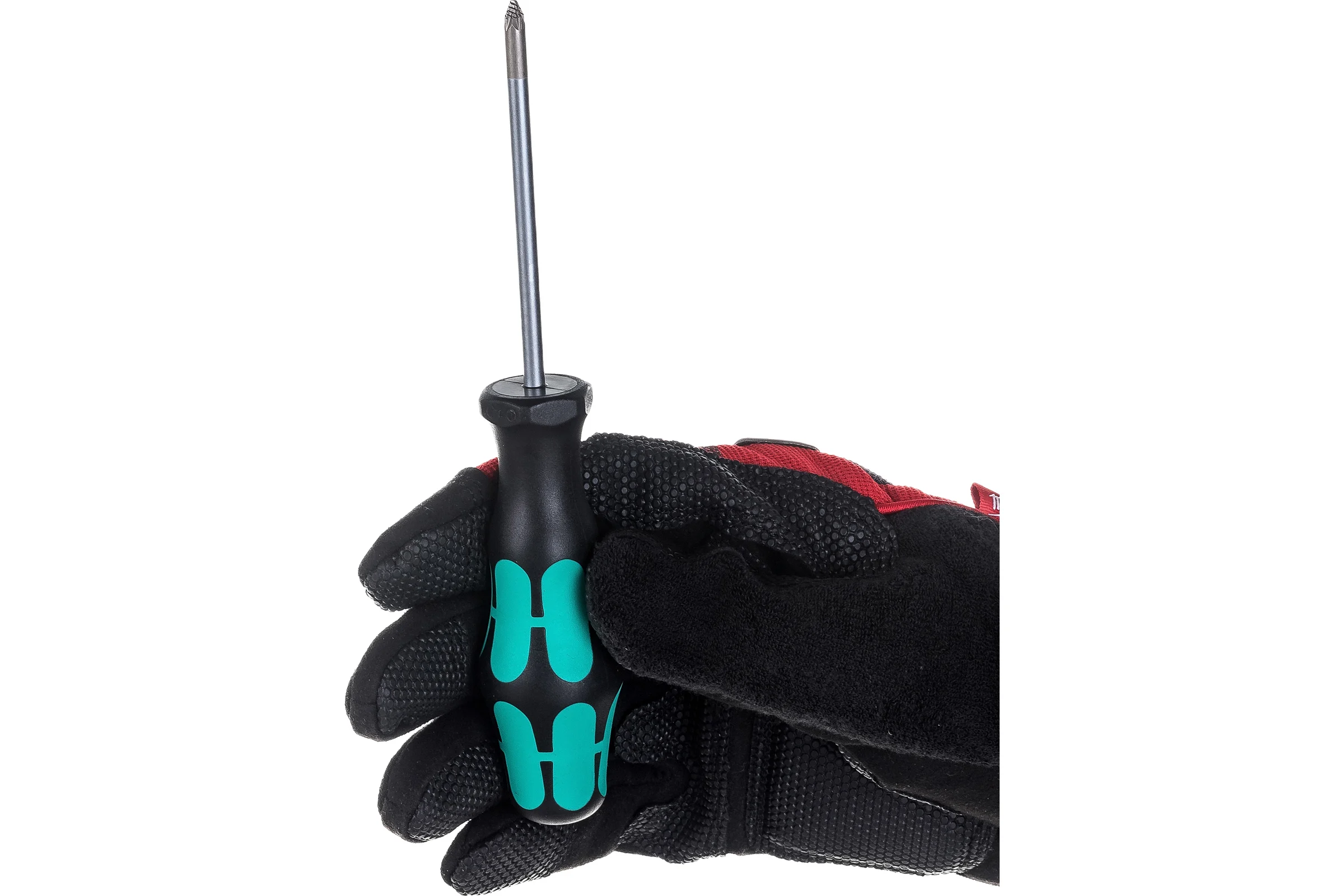 Крестовая отвёртка WERA 355 PZ SB PZ1x80 мм, на подвесе WE-100056