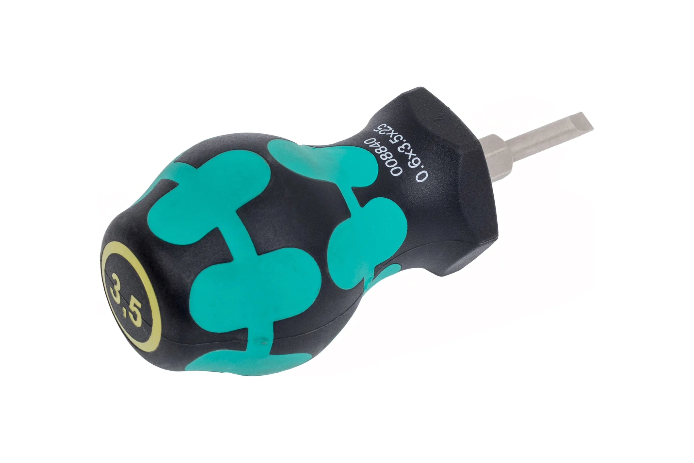 Короткая отвёртка для карбюраторов, шлицевая WERA 335 Stubby SL 3,5x0,6x24,5 мм WE-008840