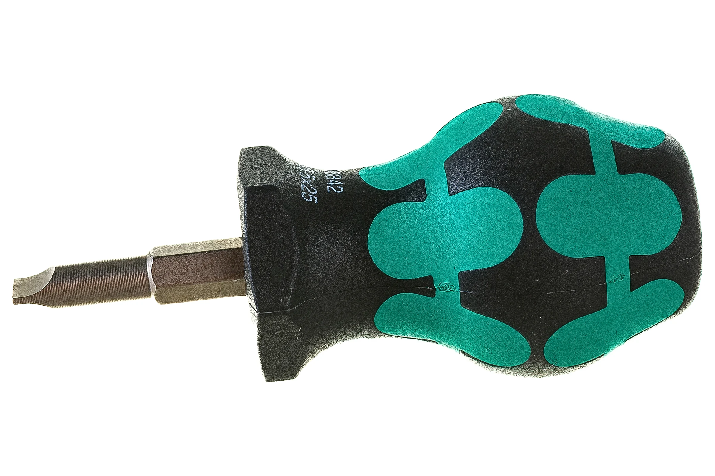 Короткая отвёртка для карбюраторов, шлицевая WERA 335 Stubby SL 5,5x1,0x24,5 мм WE-008842