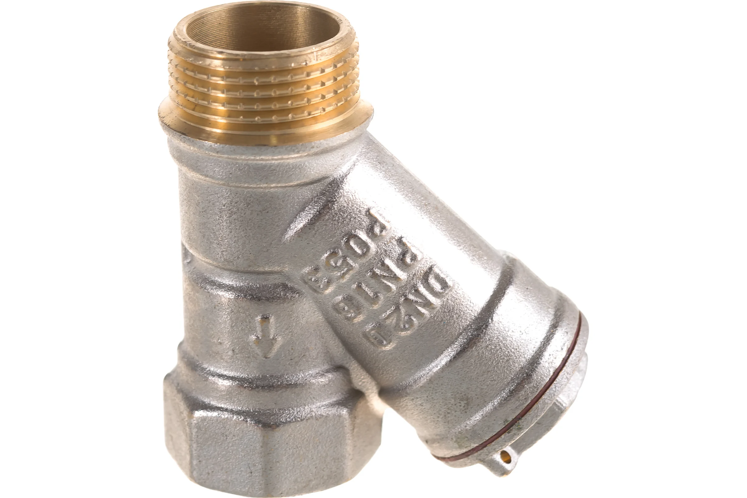 Сетчатый фильтр СТМ 3/4", штуцер-гайка CBYFMF34