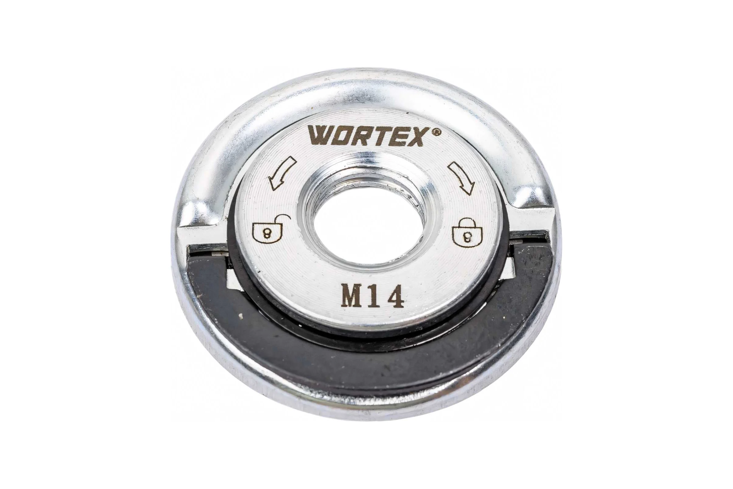 Гайка быстрозажимная для УШМ M14, блистер WORTEX 0323289