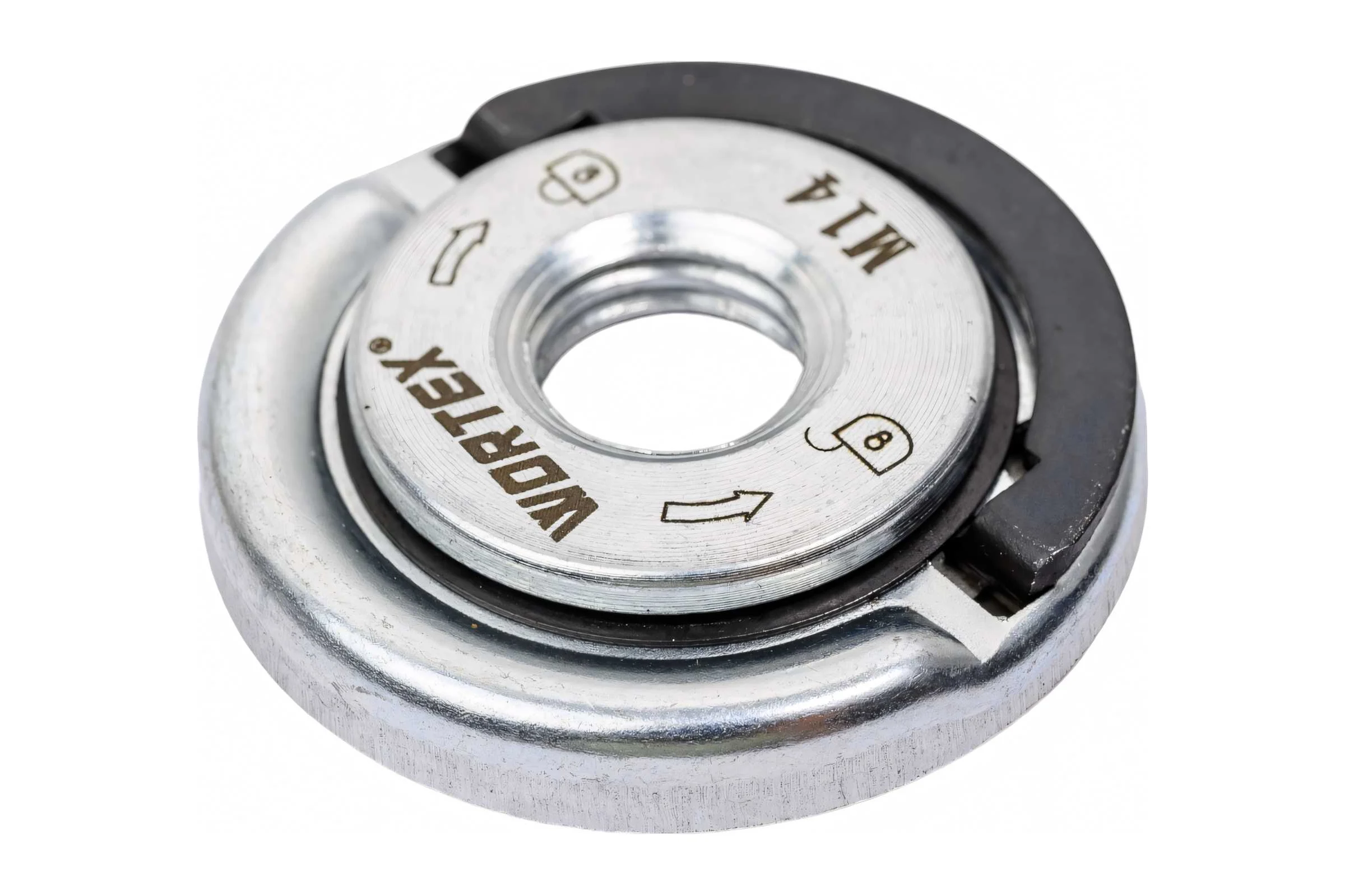 Гайка быстрозажимная для УШМ M14, блистер WORTEX 0323289