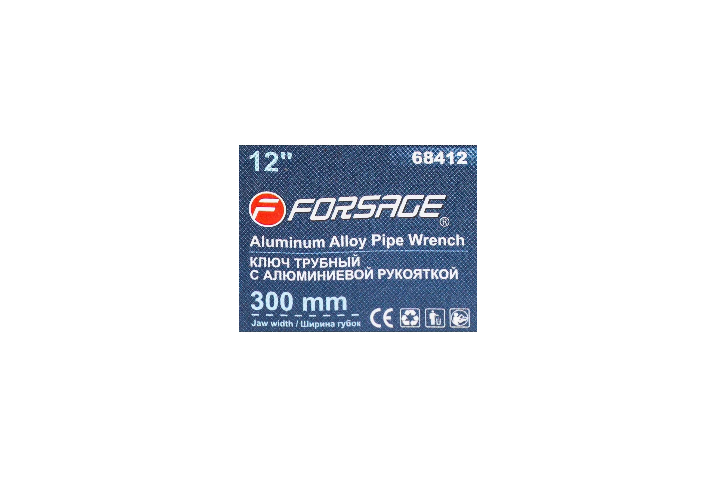Ключ трубный разводной Forsage 12" - 300мм F-68412(6007)
