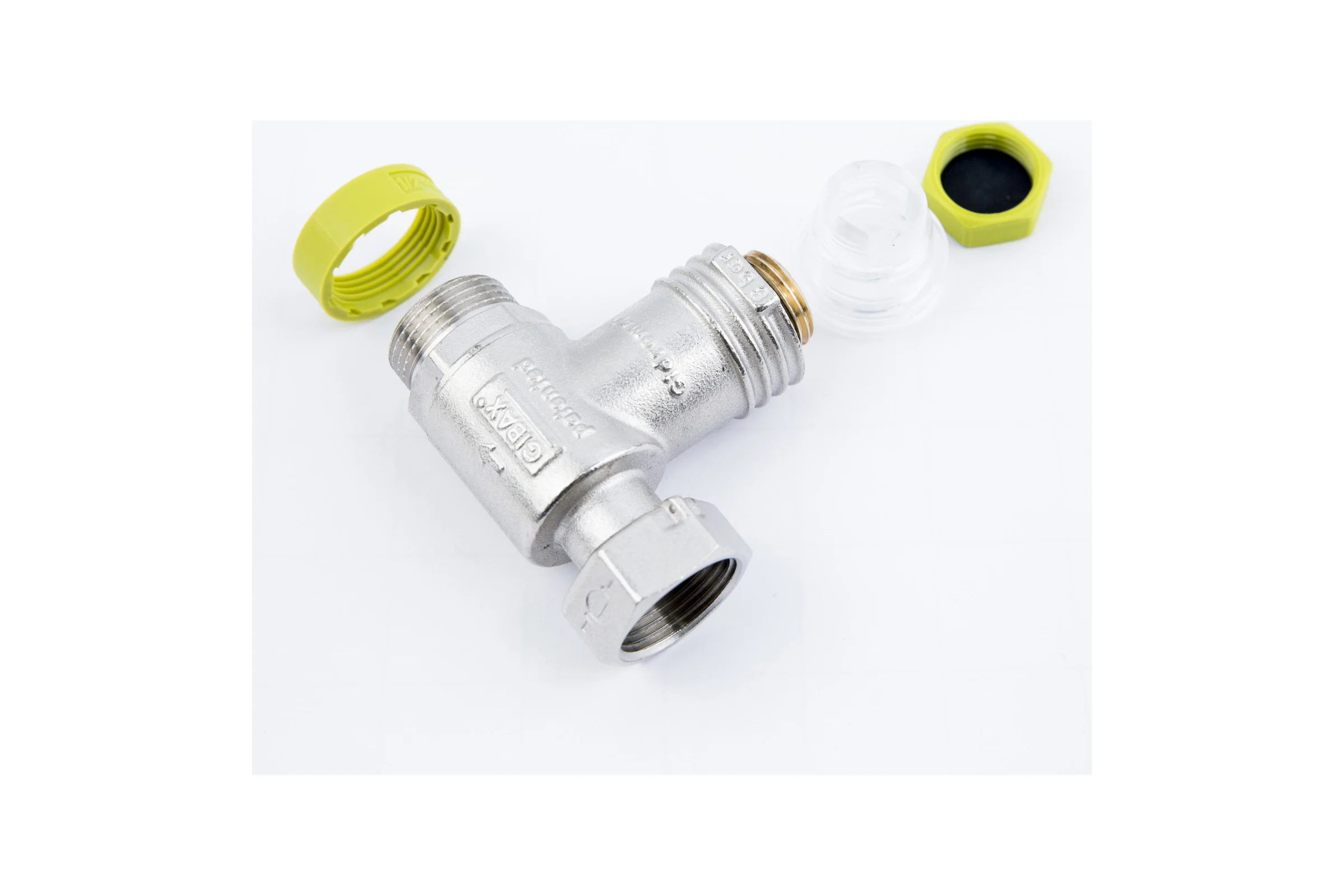 Фильтрогидромат для подключения счётчика GIBAX с обратным клапаном, 1/2", 400 мкм G0020