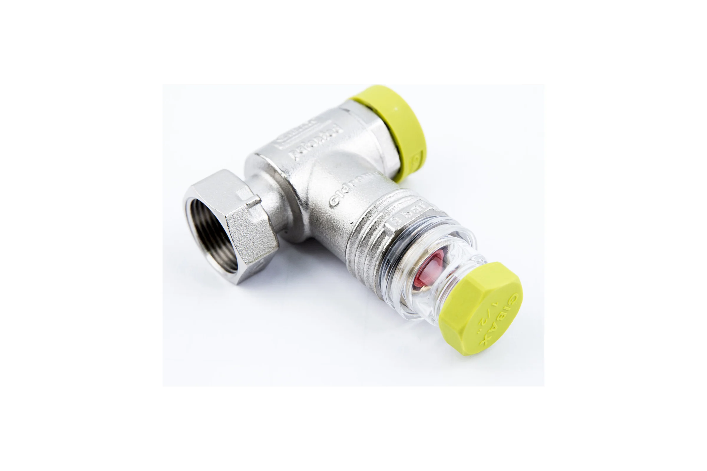 Фильтрогидромат для подключения счётчика GIBAX с обратным клапаном, 1/2", 400 мкм G0020