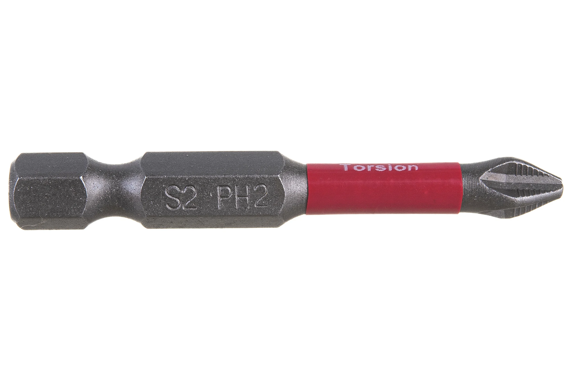 Бита (10 шт; PH2; 50 мм; 1/4" E6.3) Quadro Torsion 410250