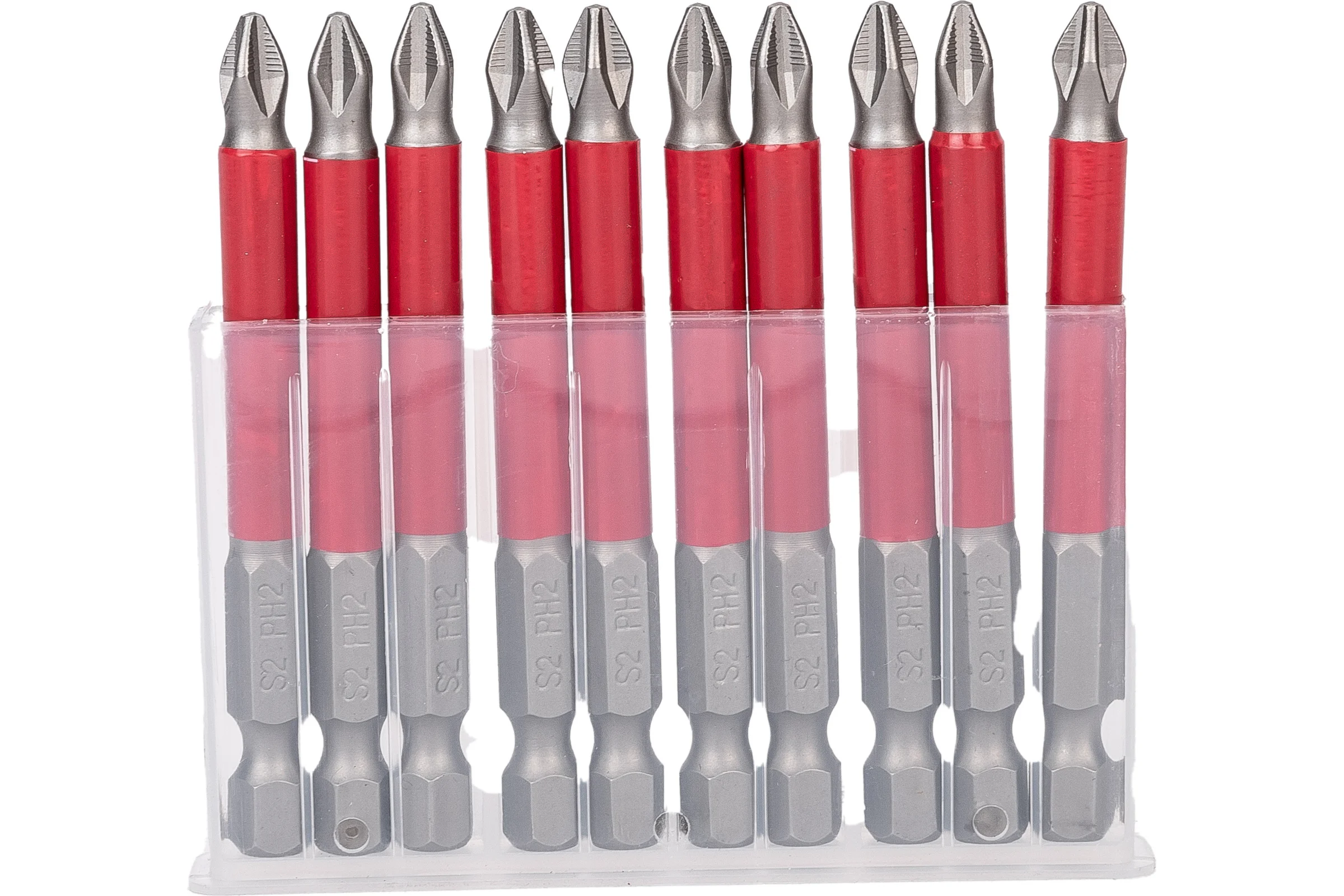 Бита (10 шт; PH2; 70 мм; 1/4" E6.3) Quadro Torsion 410270