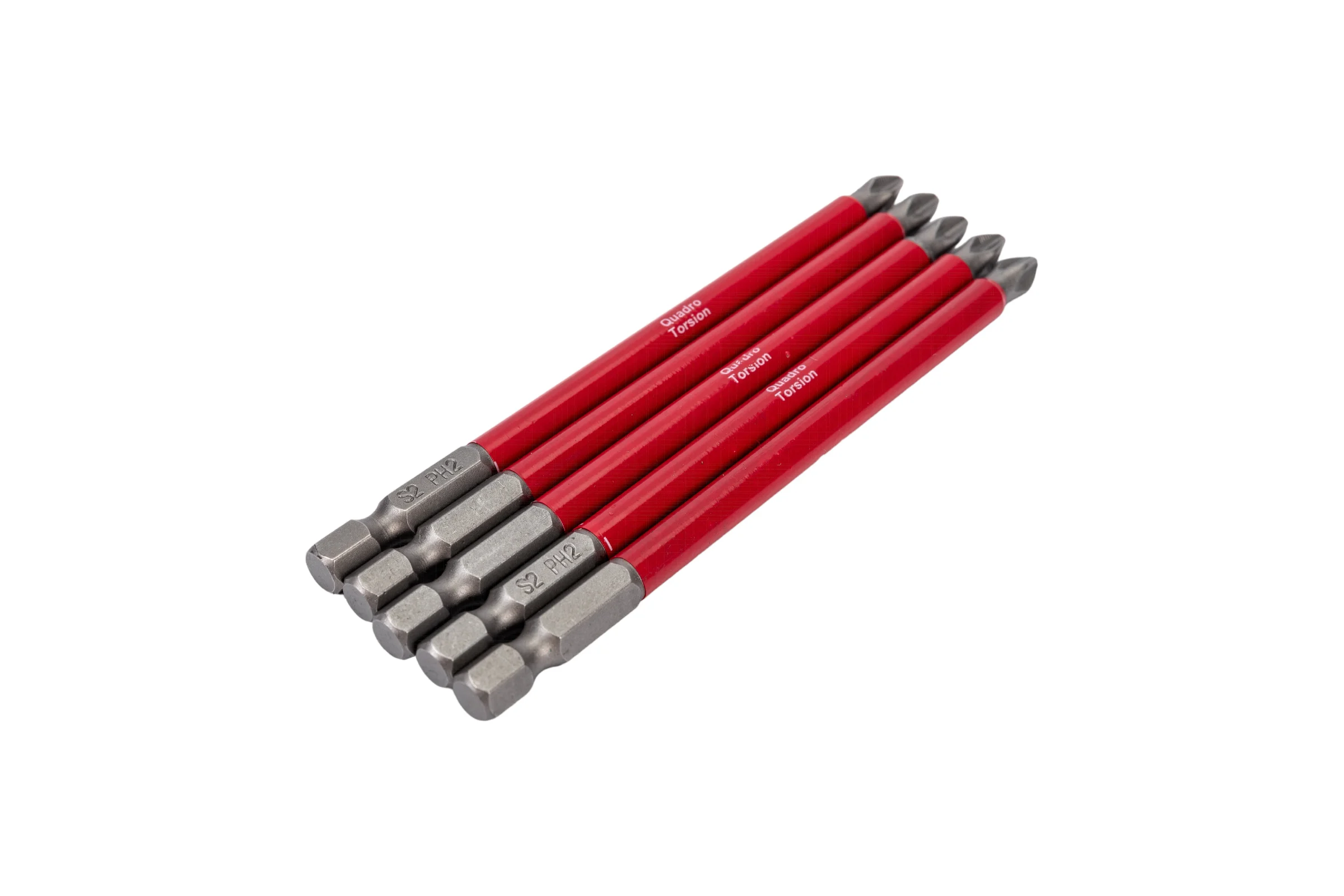 Бита (5 шт; PH2; 110 мм; 1/4" E6.3) Quadro Torsion 412110