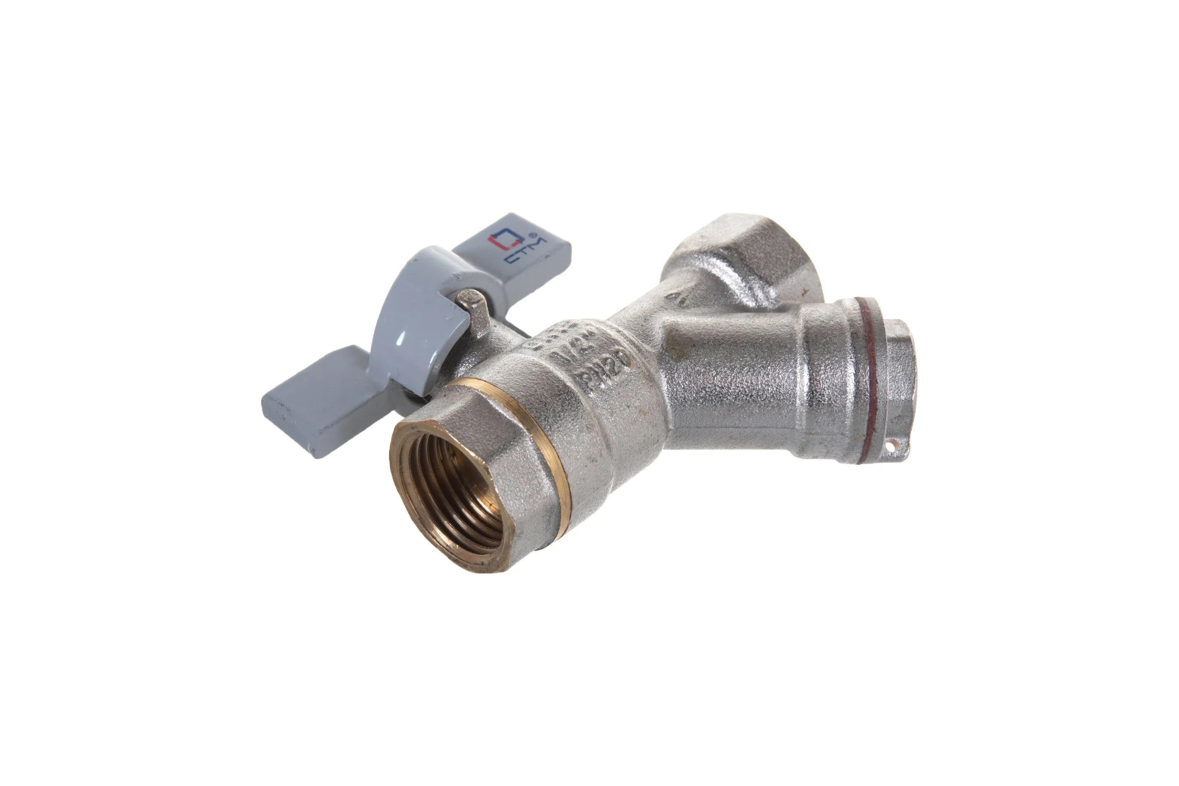 Шаровый кран СТМ СТАНДАРТ 1/2" ,с фильтром, бабочка CWFFFB12