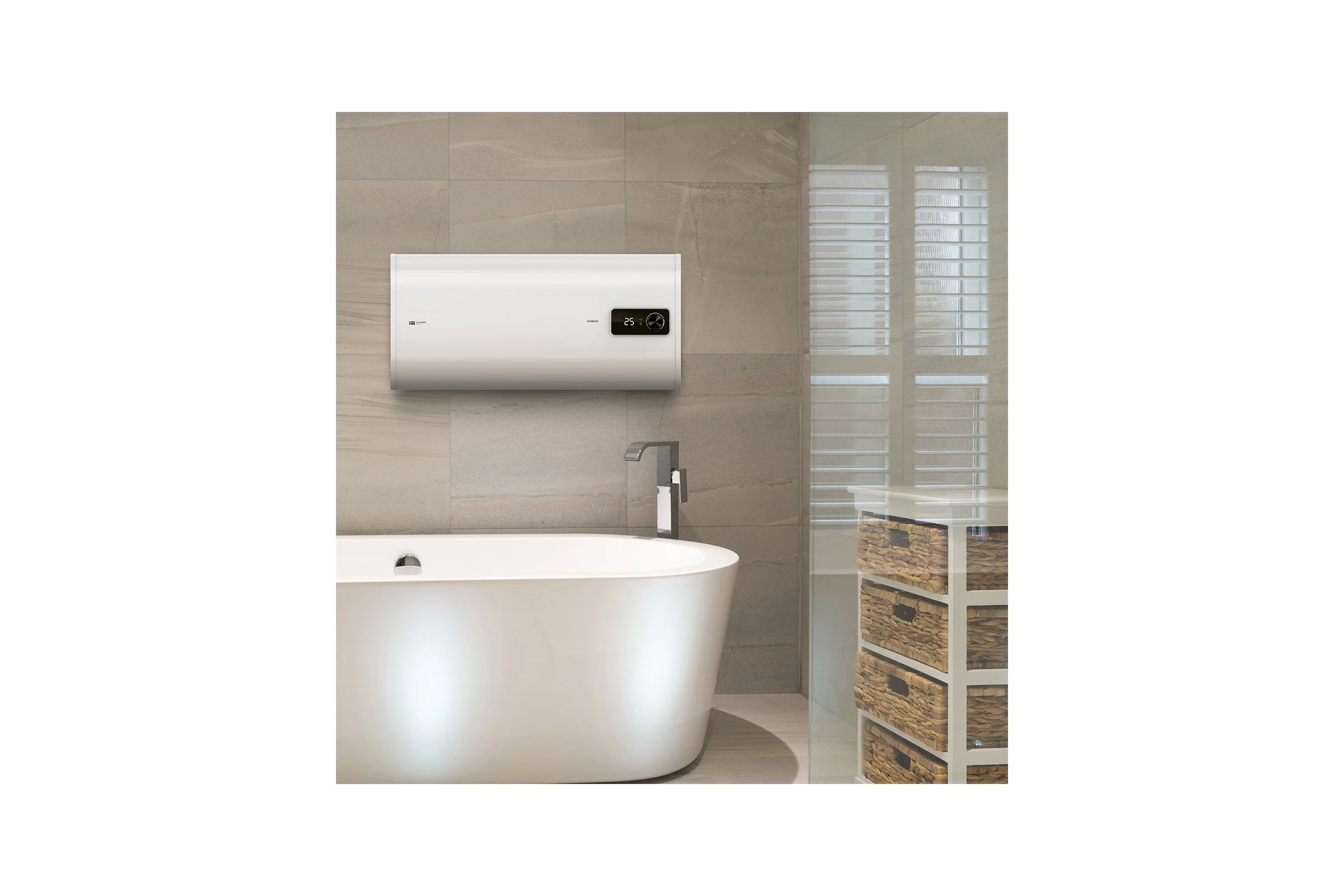 Накопительный водонагреватель TIMBERK 2000W "сухой" SWH FSM8 100 H