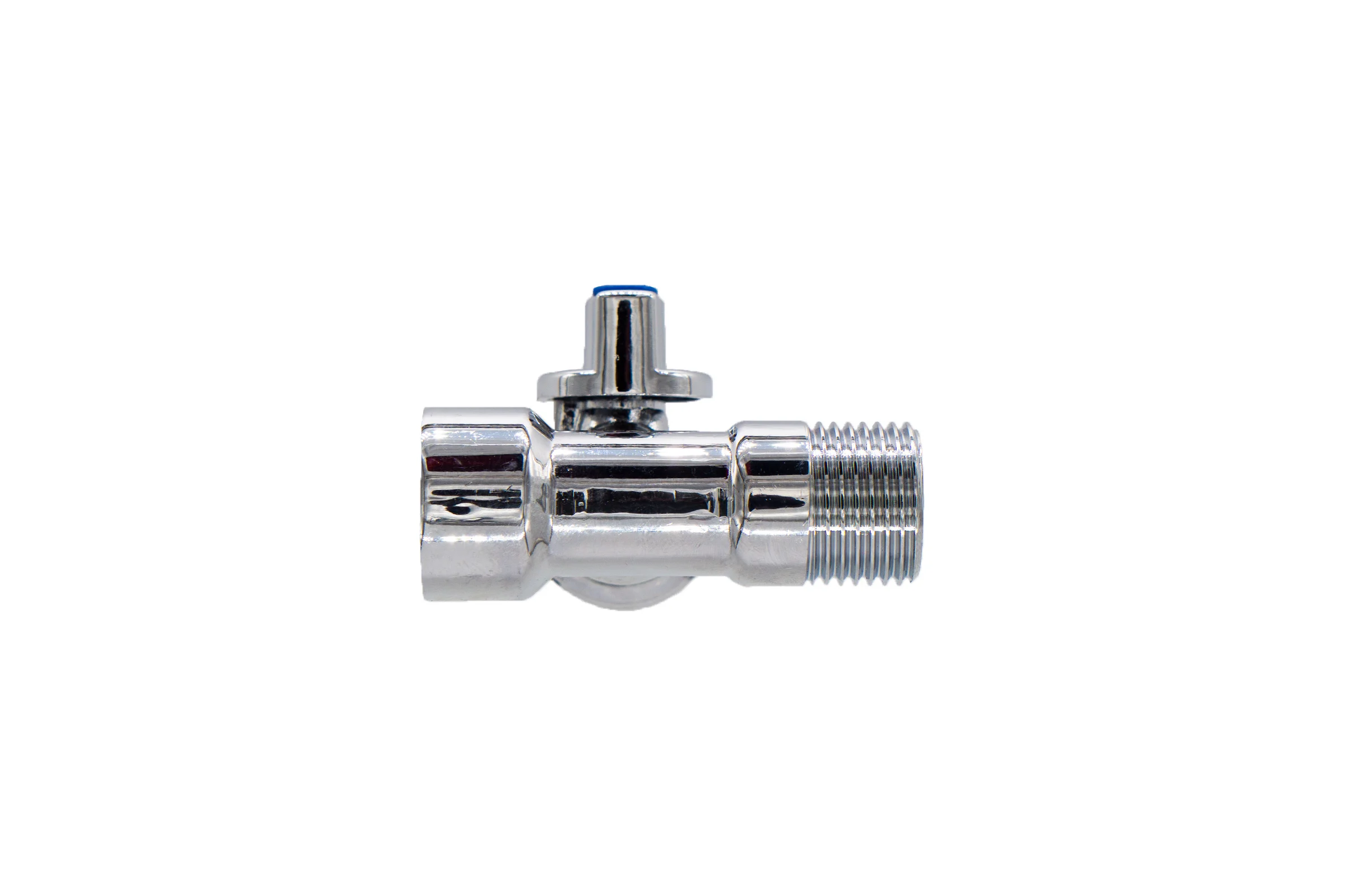 Шаровой кран для бытовых приборов СТМ 1/2х3/4х1/2", г/ш/ш, флажок, хром CA3H1234