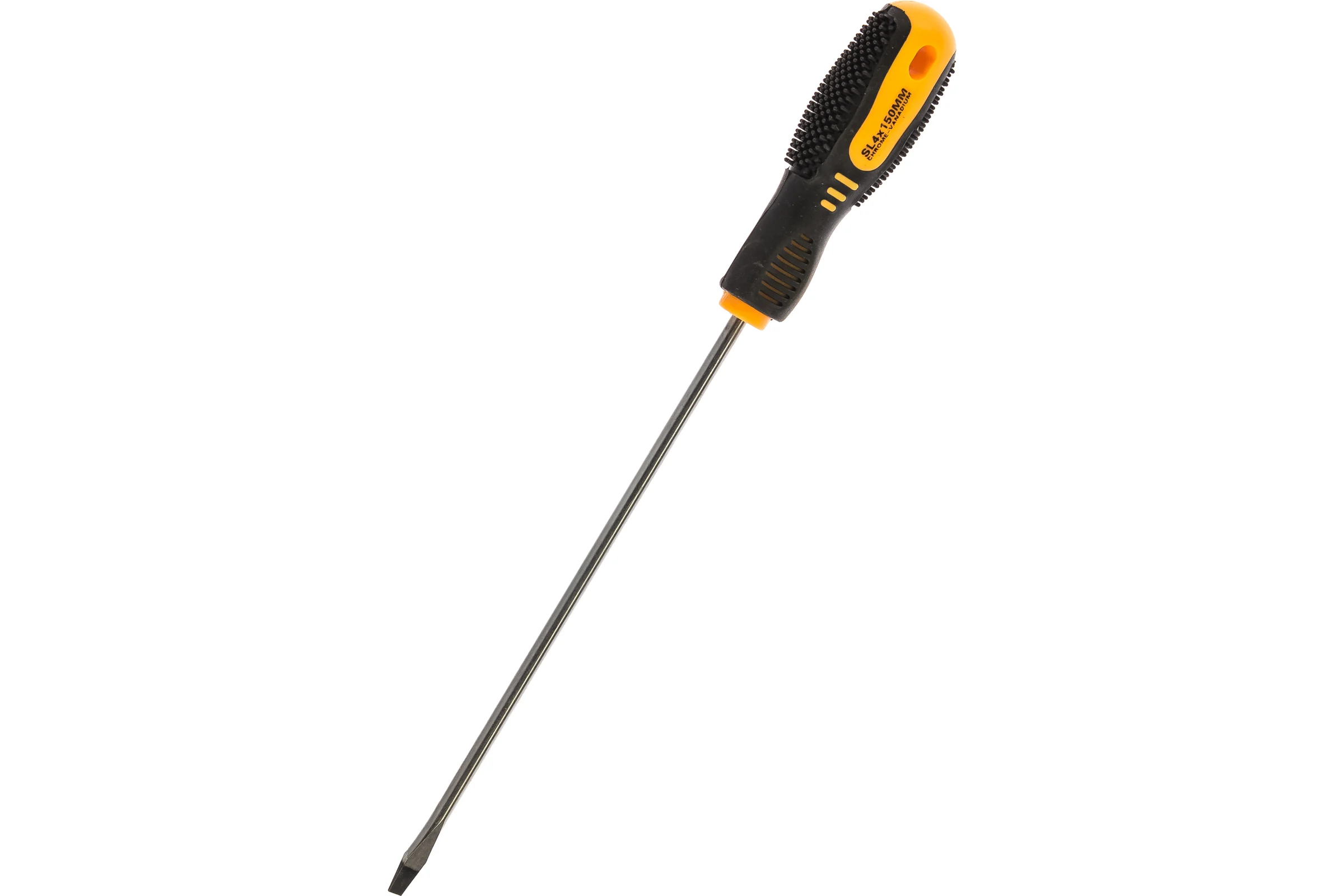 Шлицевая отвертка REXANT SL 4х150 мм, двухкомпонентная рукоятка 12-6425